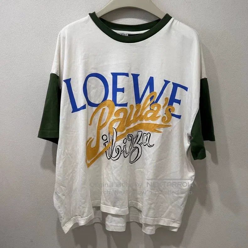 Loewe LOEWE Logo Short-Sleeve Size L / US 10 / IT 46 - 1 Thumbnail