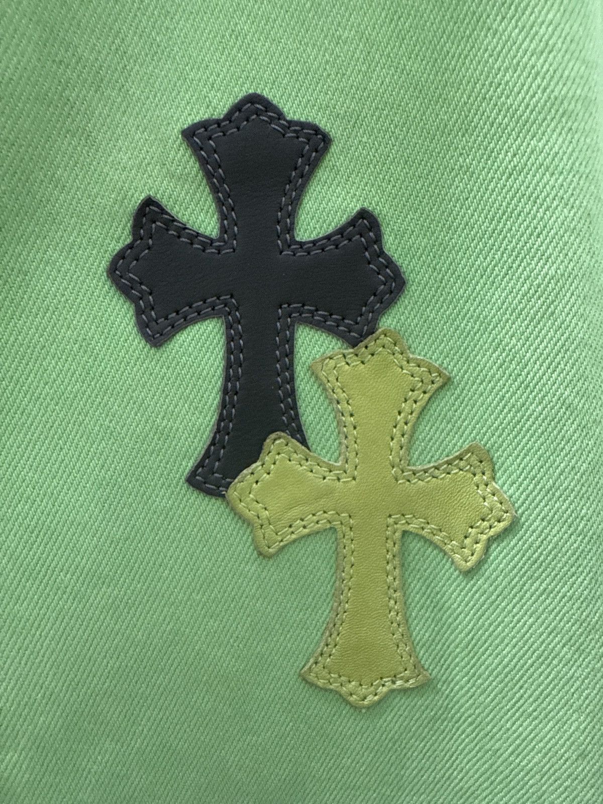 Chrome Hearts Chrome Hearts Green Cross Patch Levis Size US 34 / EU 50 - 15 Thumbnail