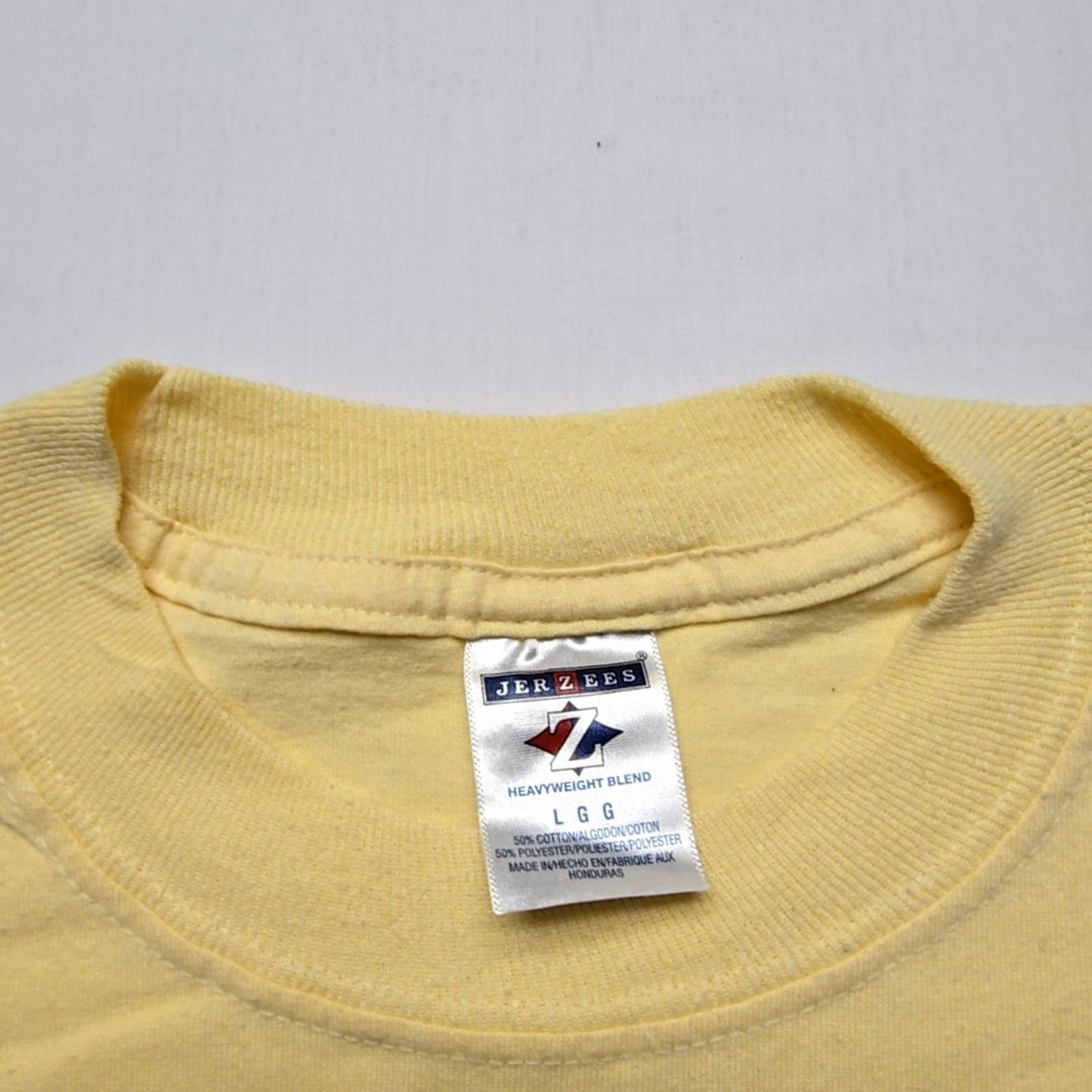 Jerzees Vintage Florida Floral T-shirt Yellow L Flower Graphic Tee Size L / US 10 / IT 46 - 4 Thumbnail