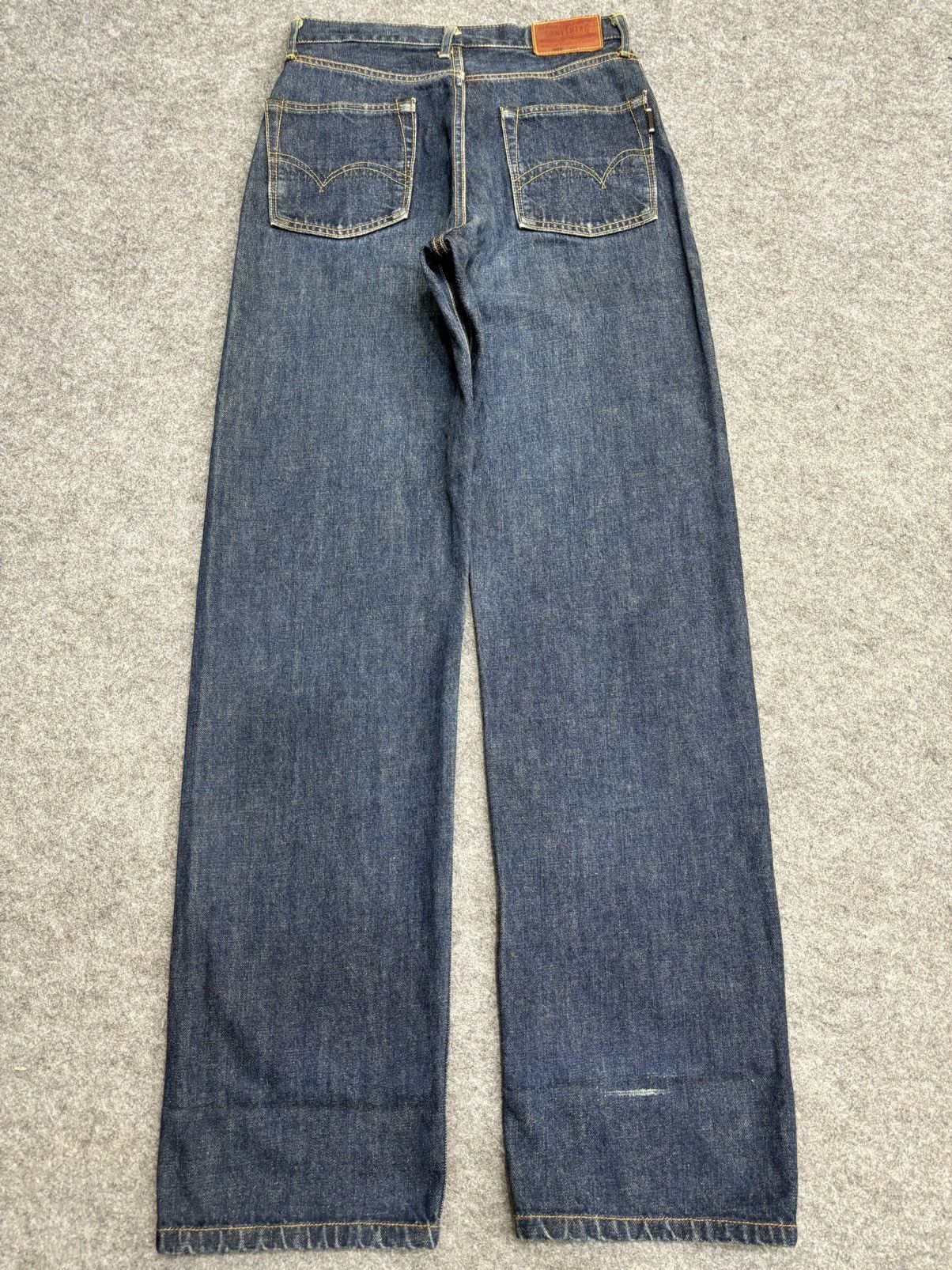 Japanese Brand 💥90s Wide Style💥Vintage Edwin 505 Selvedge Wide Denim F576 Size US 27 - 19 Thumbnail