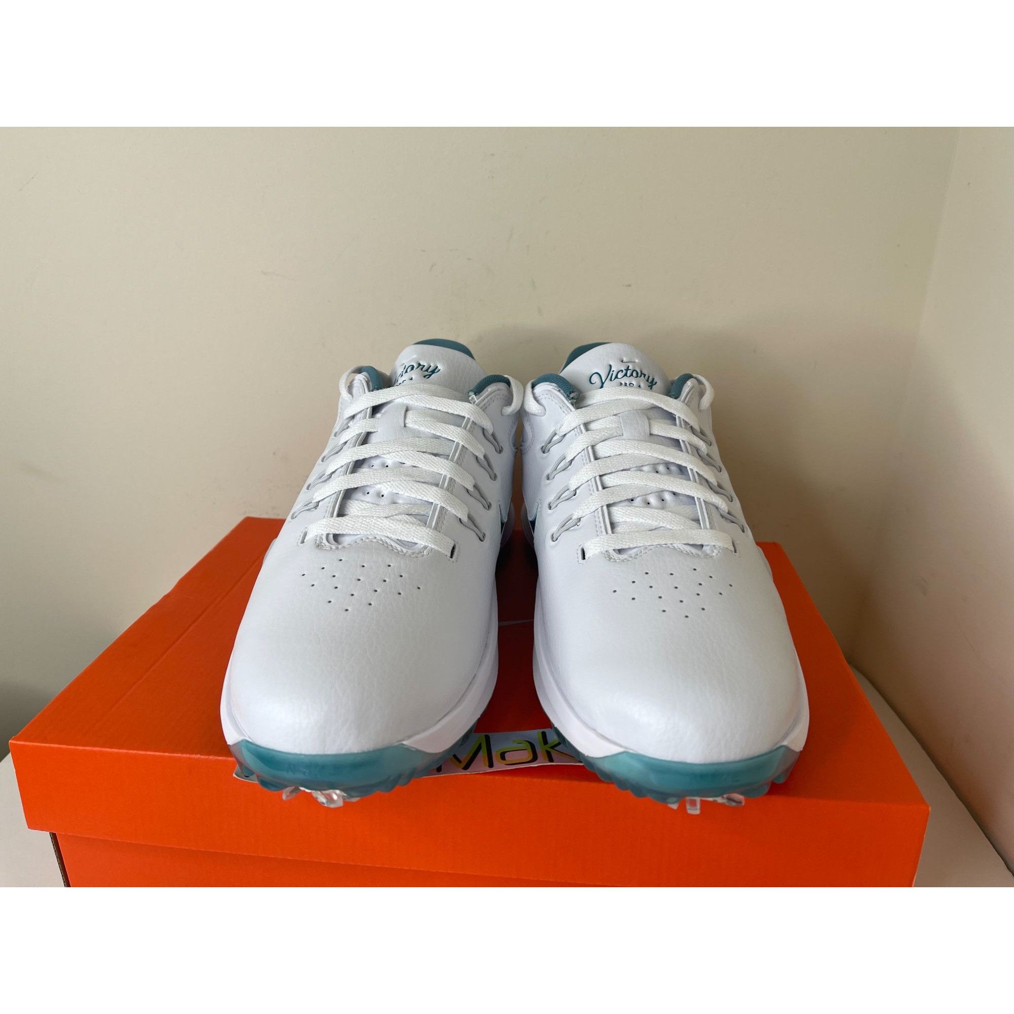 Nike Nike Victory Pro 4 Golf White Blue Iridescent Mens 8us Size US 8 / EU 41 - 2 Thumbnail
