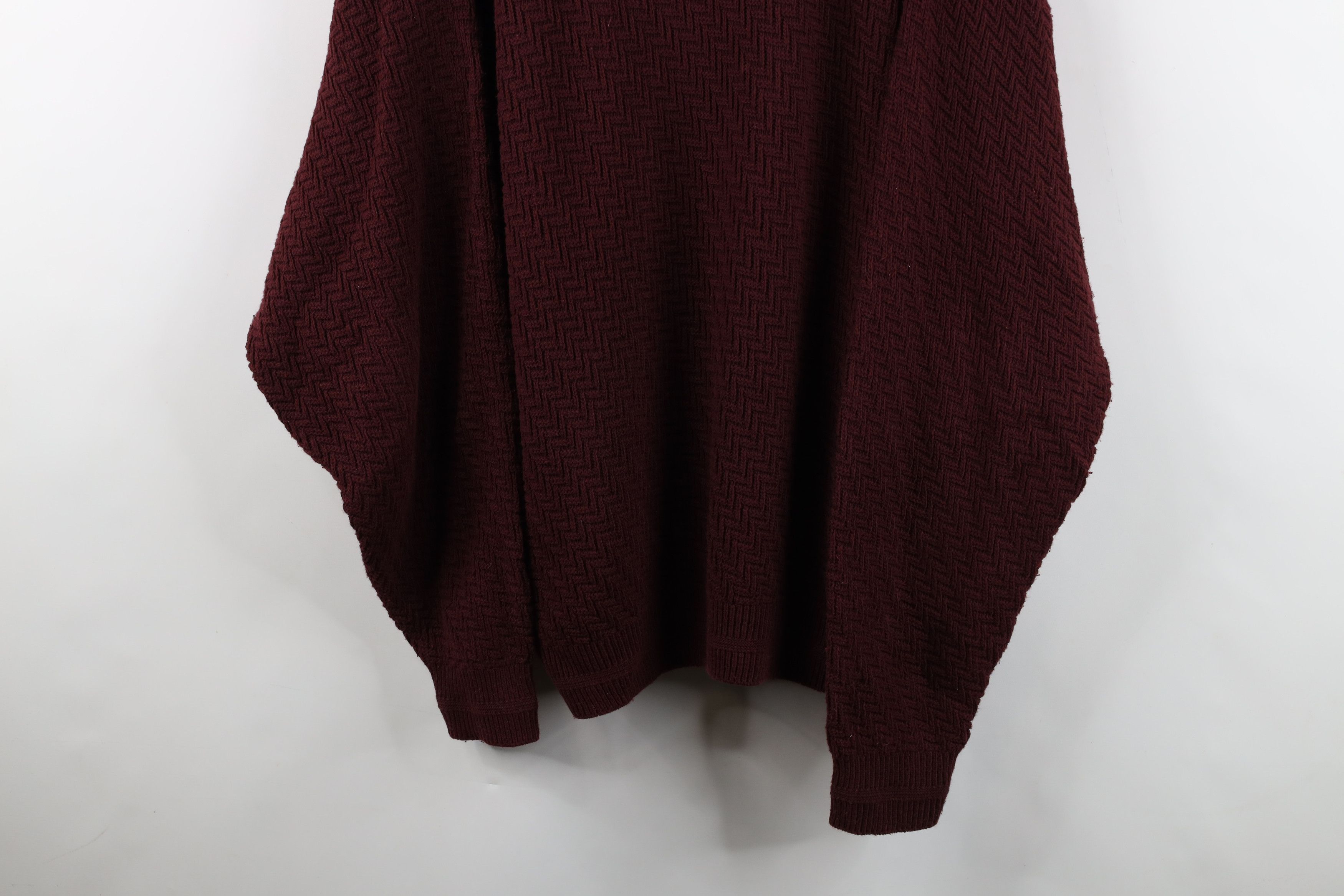 Vintage Vintage 90s Streetwear Zig Zag Knit Crewneck Sweater USA Size US L / EU 52-54 / 3 - 3 Thumbnail