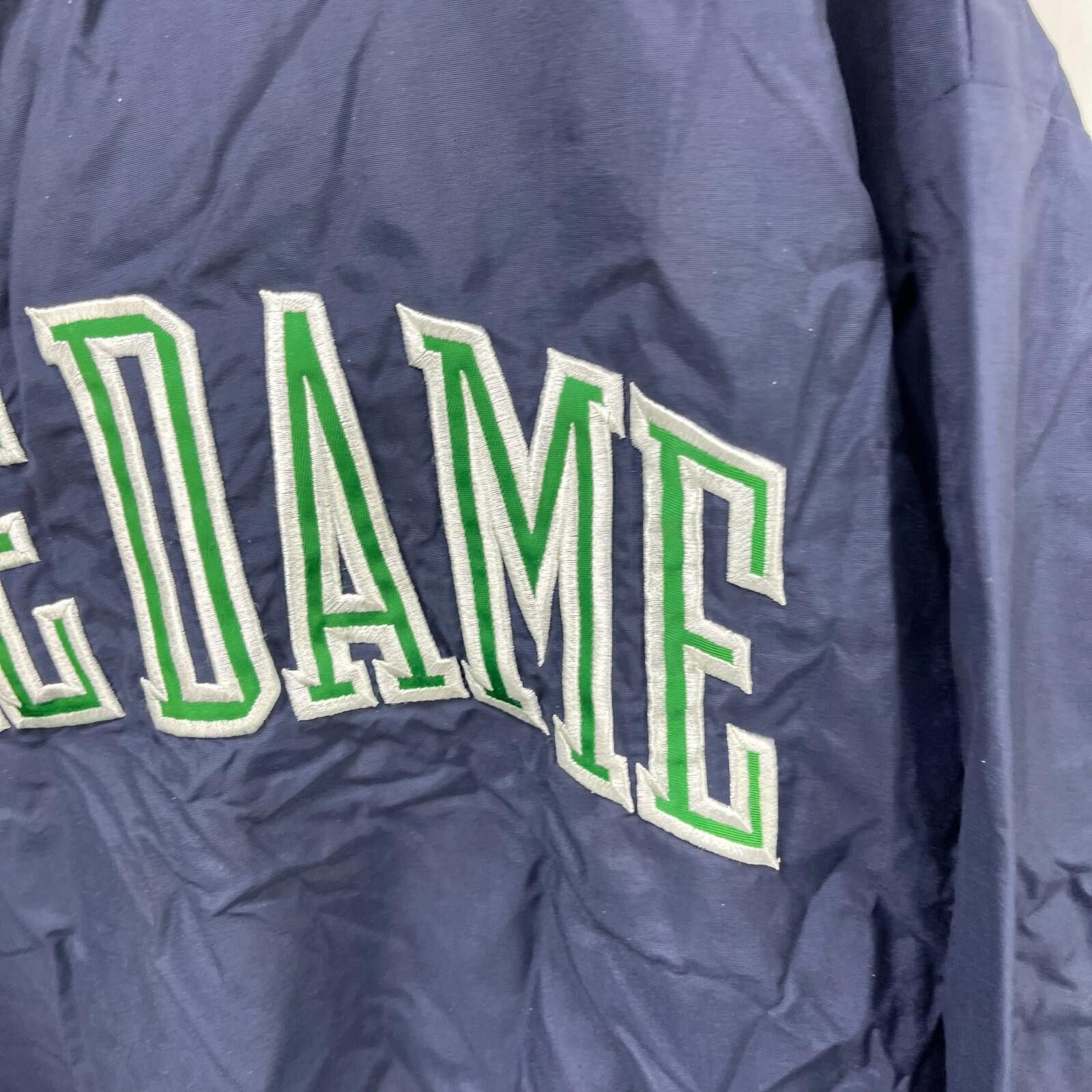Other Vintage 90s Notre Dame Fighting Irish Windbreaker Jacket XL Size ONE SIZE - 4 Thumbnail