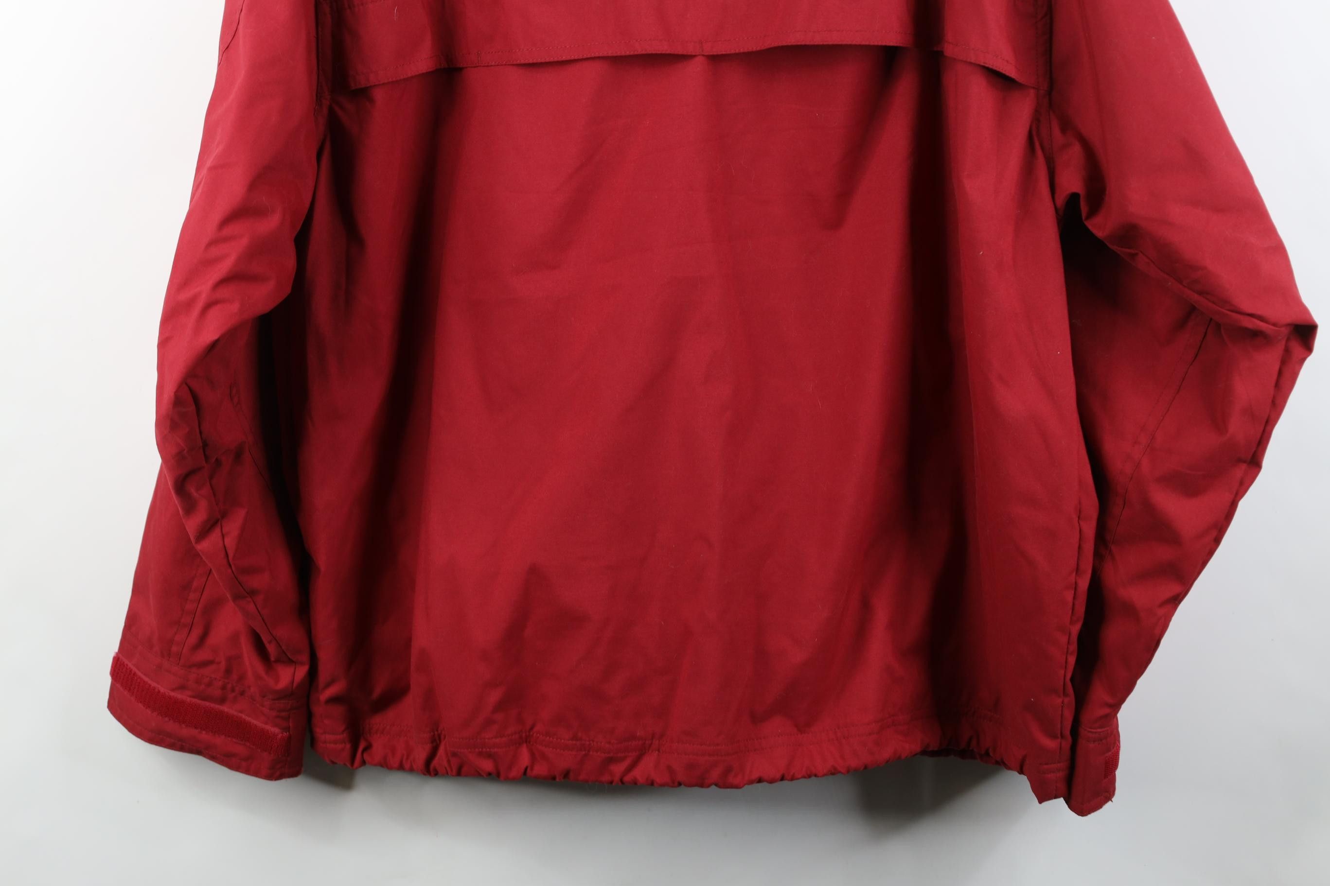 Gap Vintage Y2K 2002 Gap Hooded Anorak Windbreaker Jacket Red Size US L / EU 52-54 / 3 - 13 Thumbnail