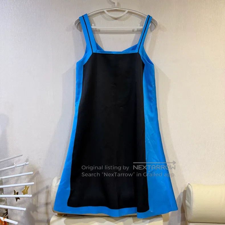 Loewe Loewe FW23 Color Block V-Neck Sleeveless Dress Size XS / US 0-2 / IT 36-38 - 2 Thumbnail