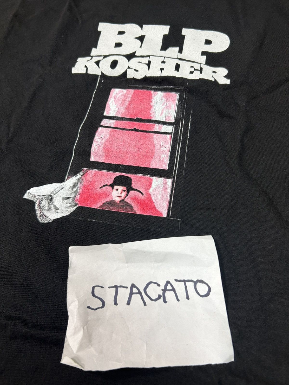 Rap Tees × Vintage BLP Kosher Driedelman Tour Tee Black Small Size US S / EU 44-46 / 1 - 3 Thumbnail