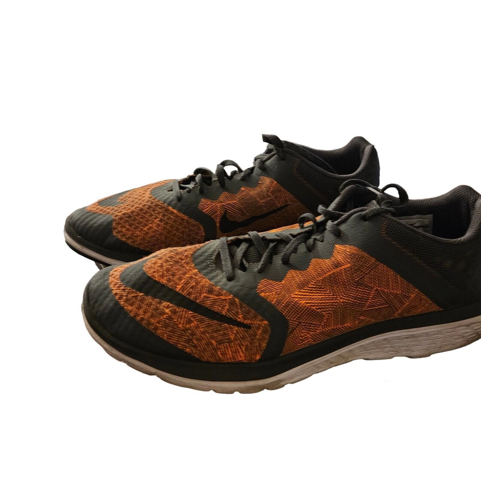 Nike Nike Running Shoes - SZ 13 - Orange & Black + Novelty SPcks Size US 13 / EU 46 - 3 Thumbnail