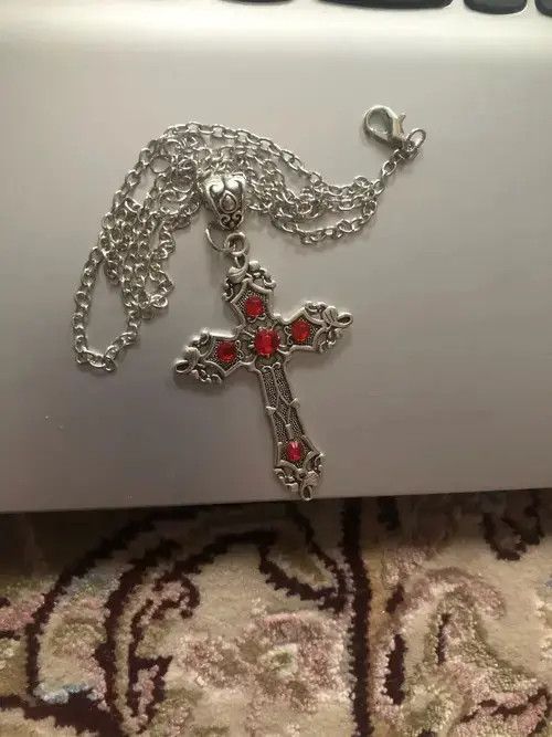 Jewelry Gothic Crucifix Pendant Necklace Size ONE SIZE - 1 Thumbnail