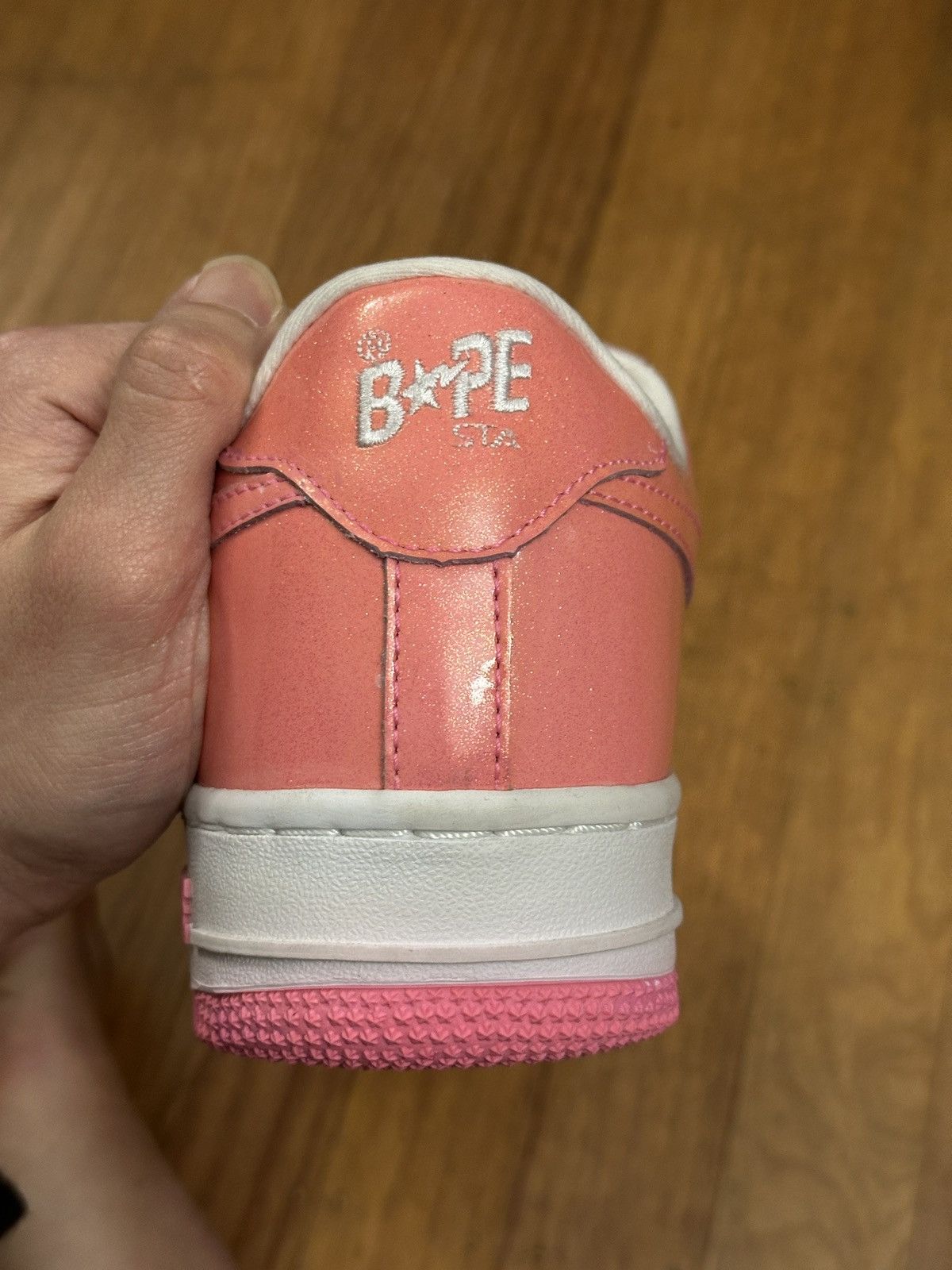 Bape BAPE STA FS-001 GLITTER PINK Size US 9.5 / EU 42-43 - 8 Thumbnail