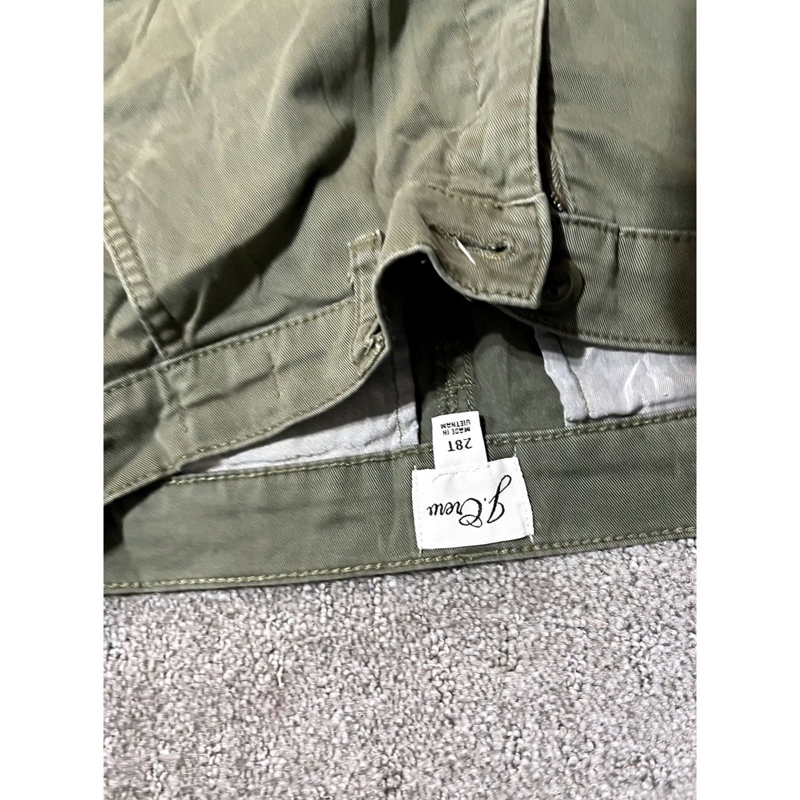 J.Crew J Crew Pants Women’s Size 28T Green Straight Leg Chino Casual Preppy Vintage Size 28" / US 6 / IT 42 - 5 Thumbnail