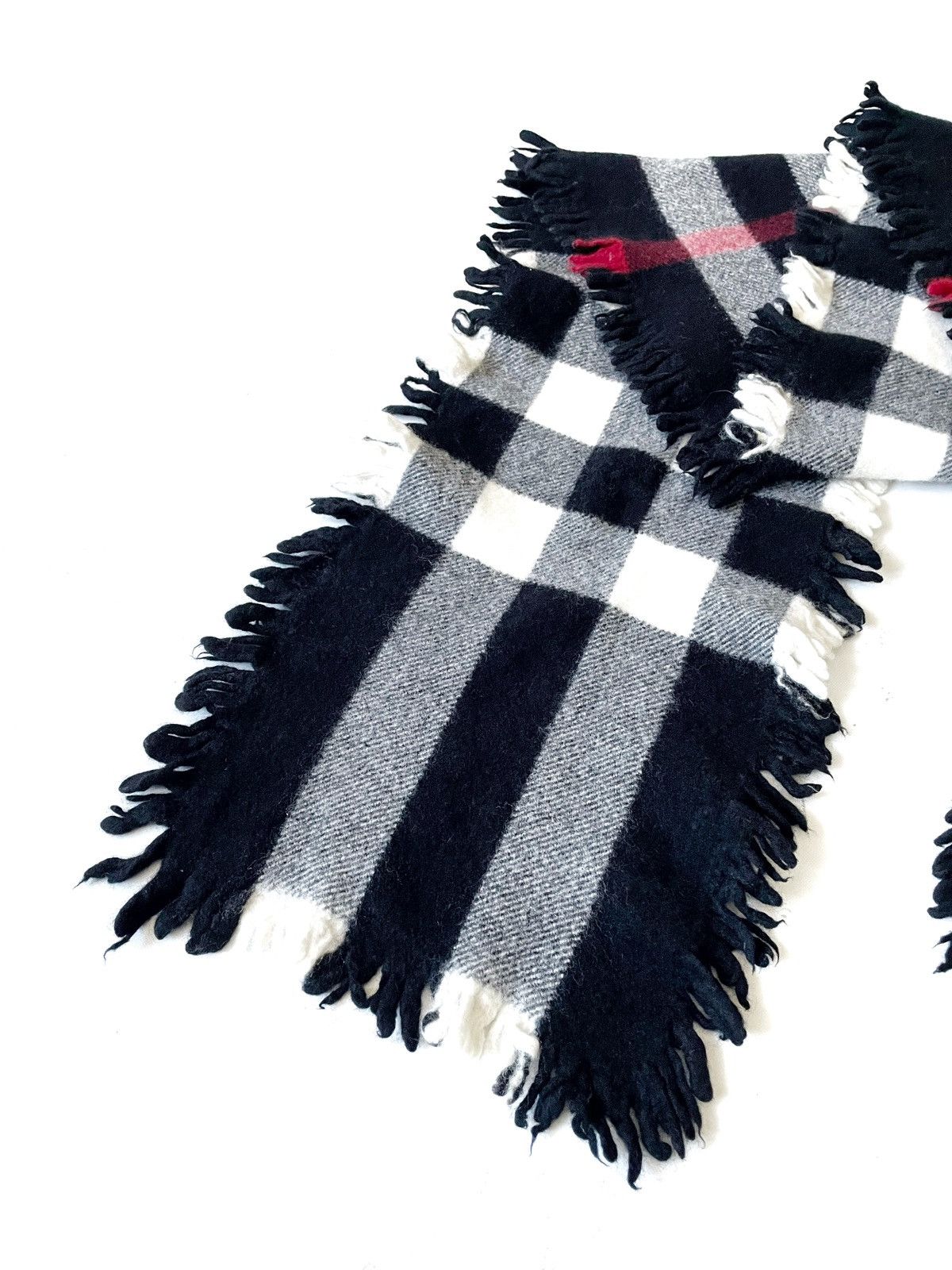Burberry Burberry Scarf Blue Check Print Luxury Style Neck Warmer Size ONE SIZE - 4 Thumbnail