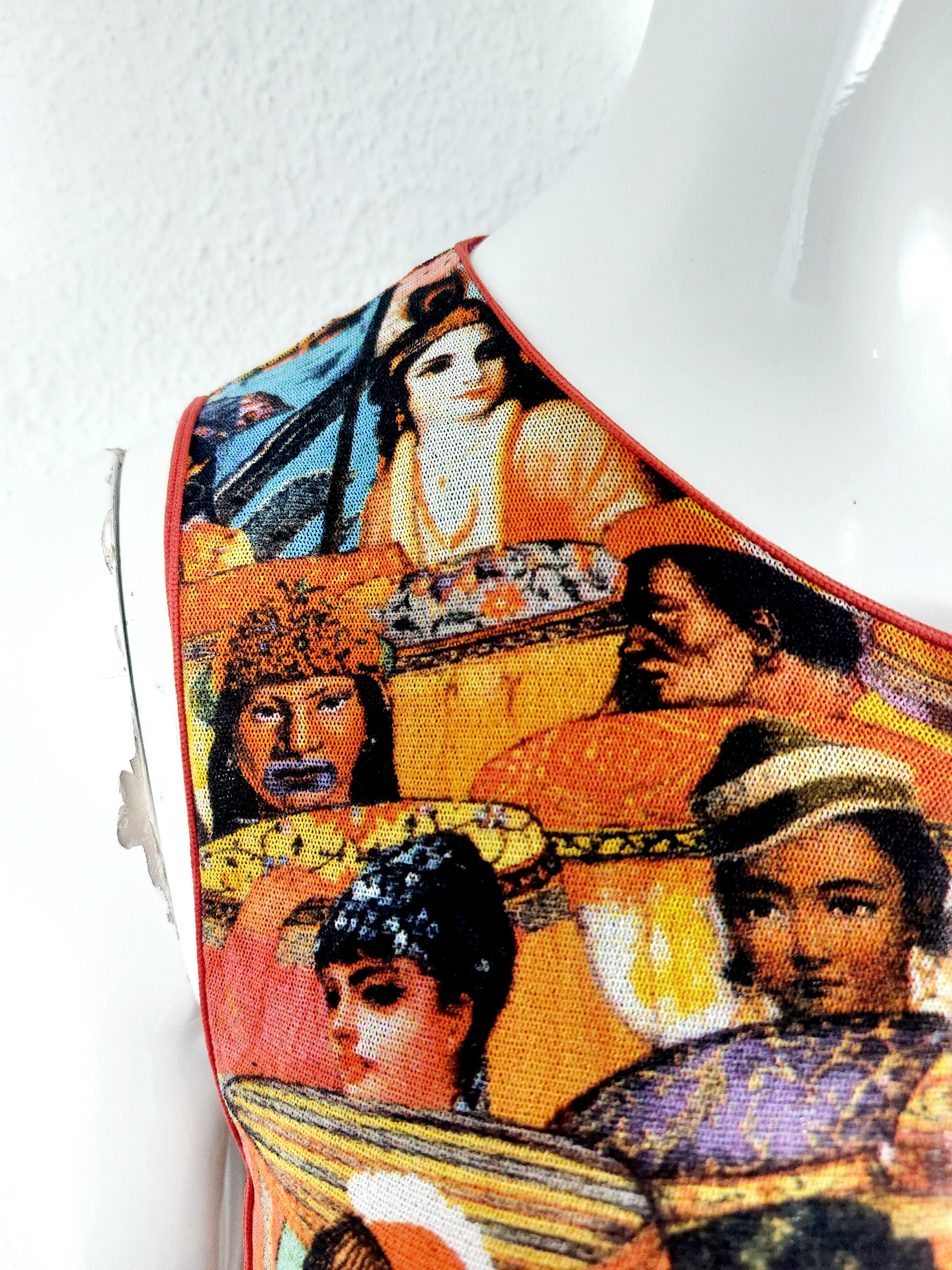Jean Paul Gaultier Jean Paul Gaultier Asian Indian Faces People Ruffled Dress Size M / US 6-8 / IT 42-44 - 7 Thumbnail