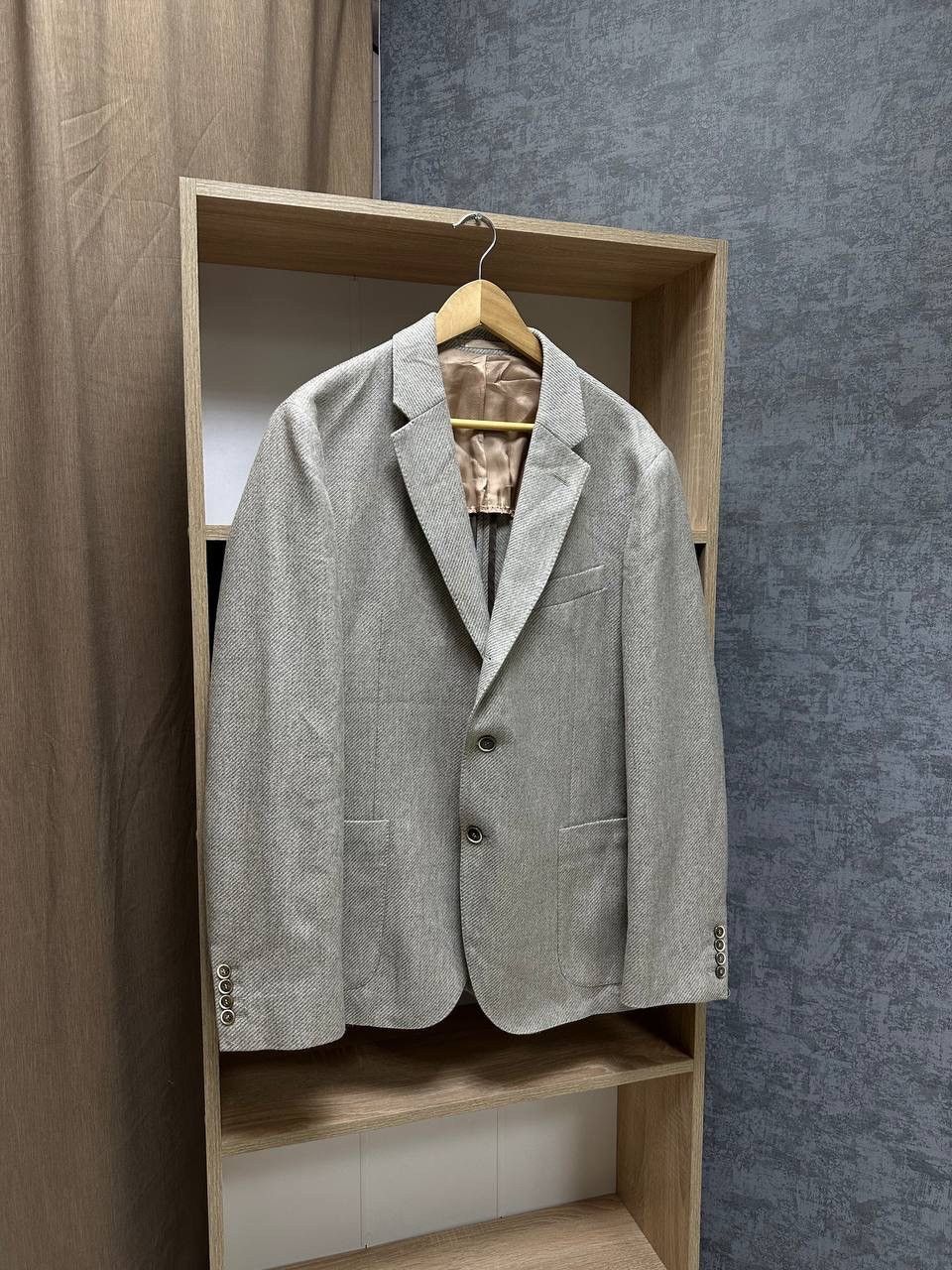 Hackett × Vintage Vintage Hackett Mayfair London Beige Blazer 54R Jacket Size 54R - 1 Thumbnail