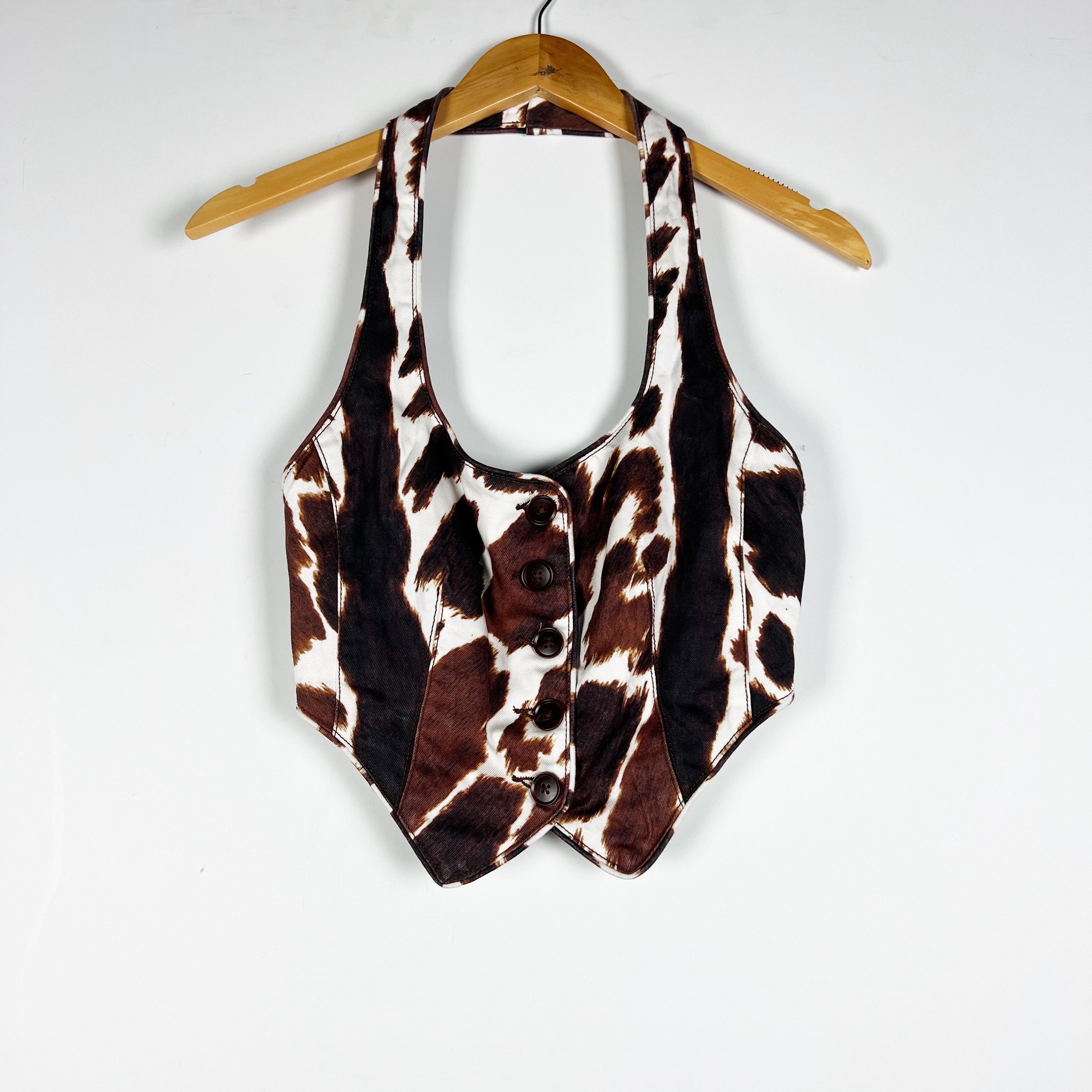 WeWoreWhat WeWoreWhat Halter Neck Button Front Size XS / US 0-2 / IT 36-38 - 1 Thumbnail