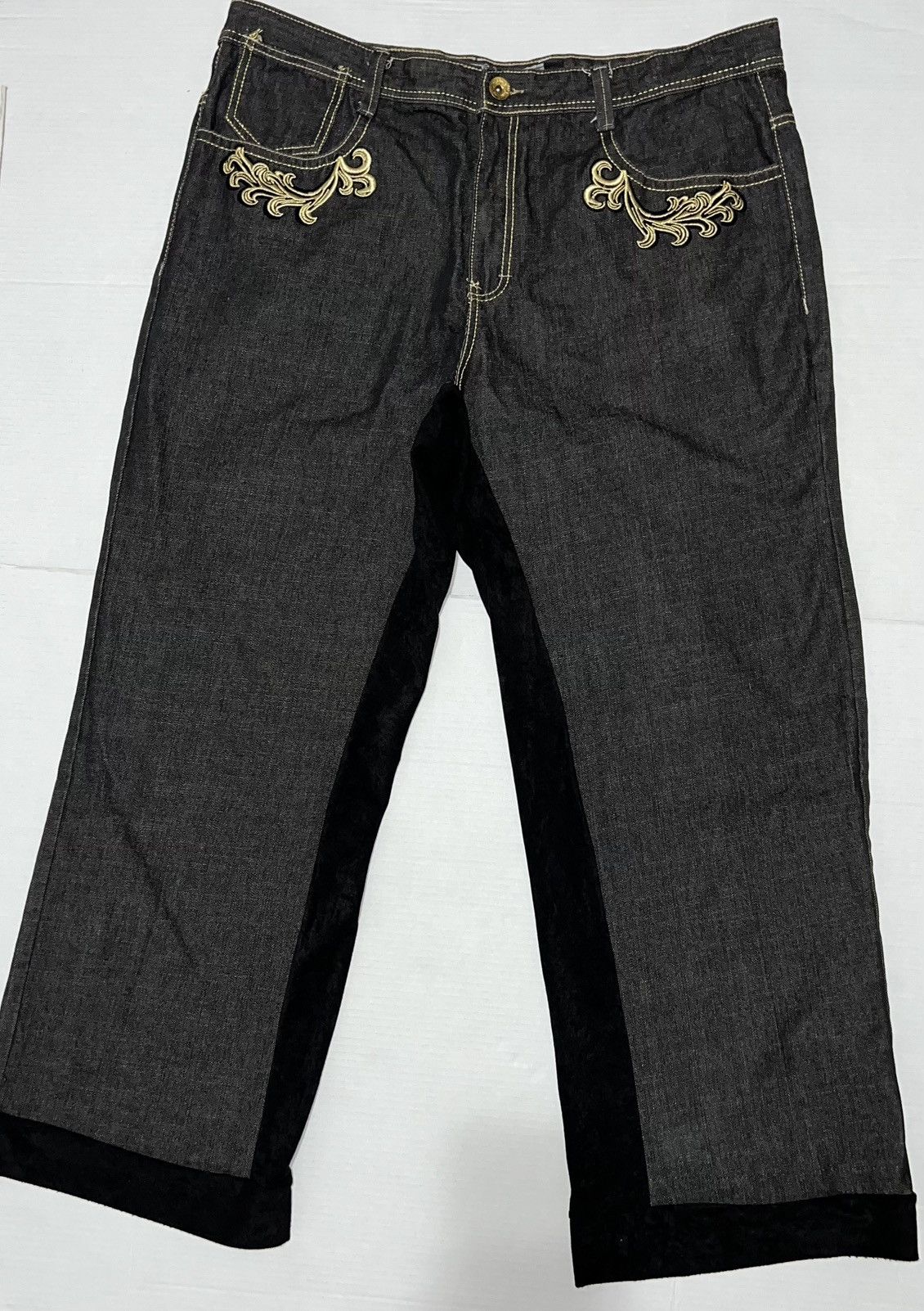 Clench Vintage Clench Jeans Dragon Embroidery 42x32 Baggy Y2k 90s Size US 42 / EU 58 - 3 Thumbnail
