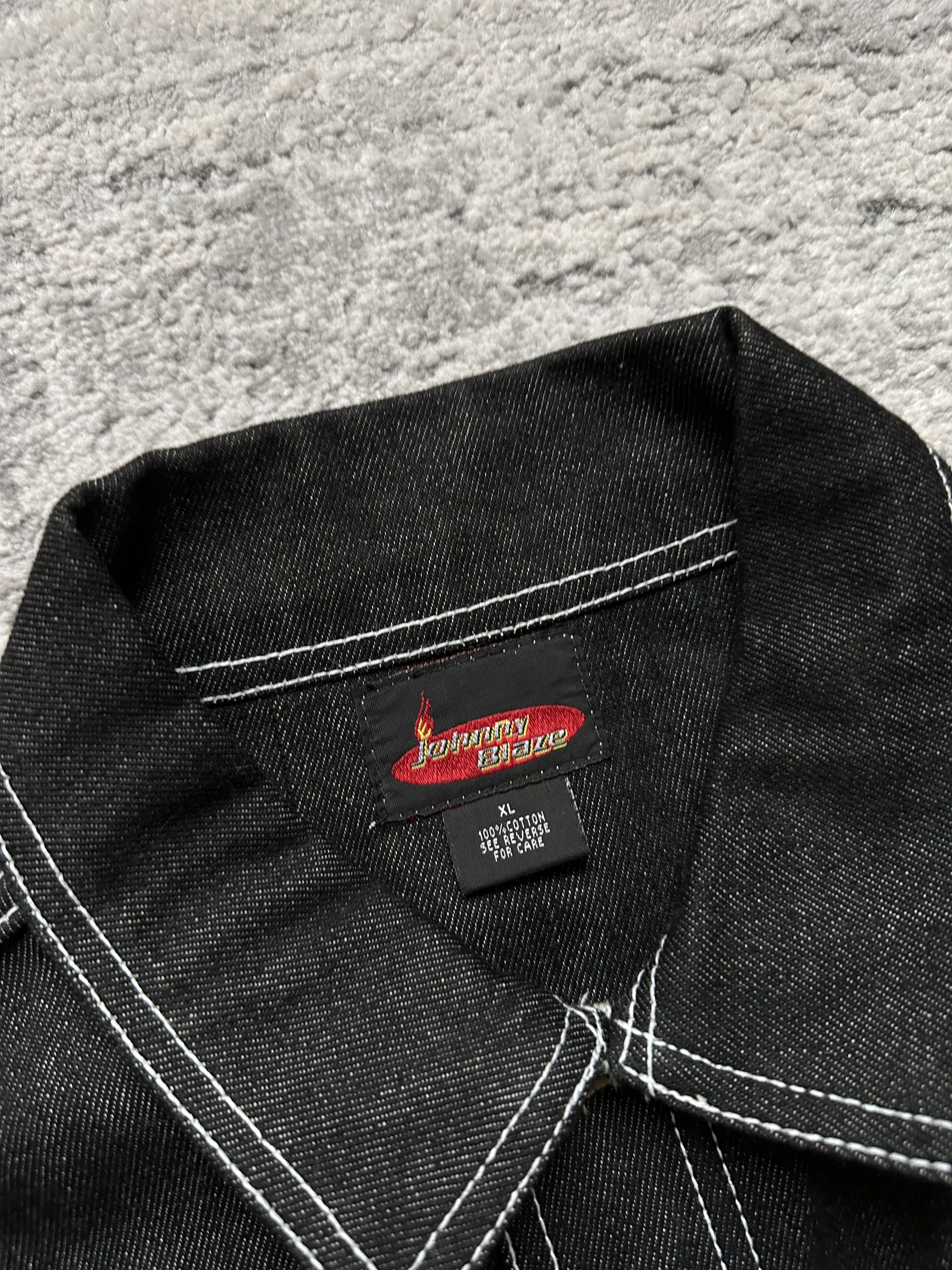 Vintage Johnny Blaze vintage rare denim jacket Size US XL / EU 56 / 4 - 6 Thumbnail