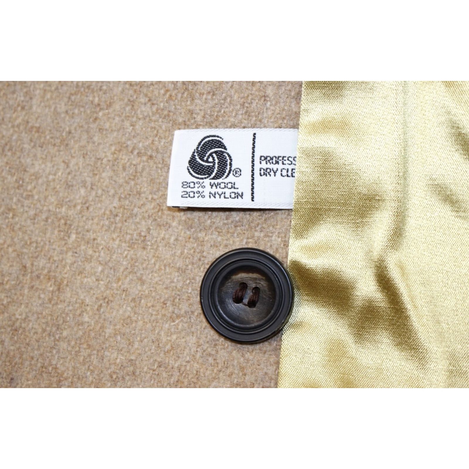Vintage VINTAGE Silver Cloud Wool Tweed Mid Overcoat British Beige Men's 46 R Size US S / EU 44-46 / 1 - 5 Thumbnail