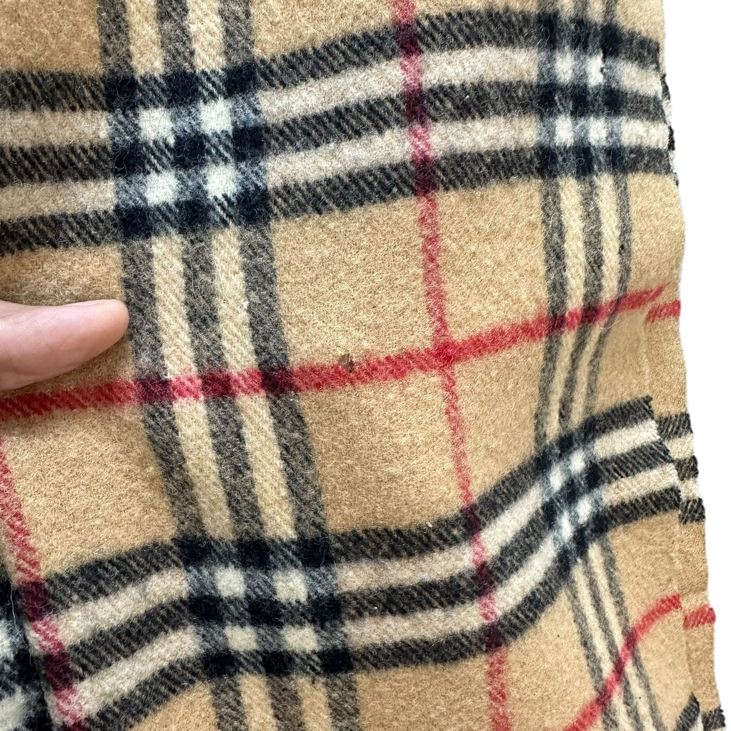 Burberry 90's BURBERRY Nova Check Muffler Neckwear Scarf #A68-1643 Size ONE SIZE - 4 Thumbnail
