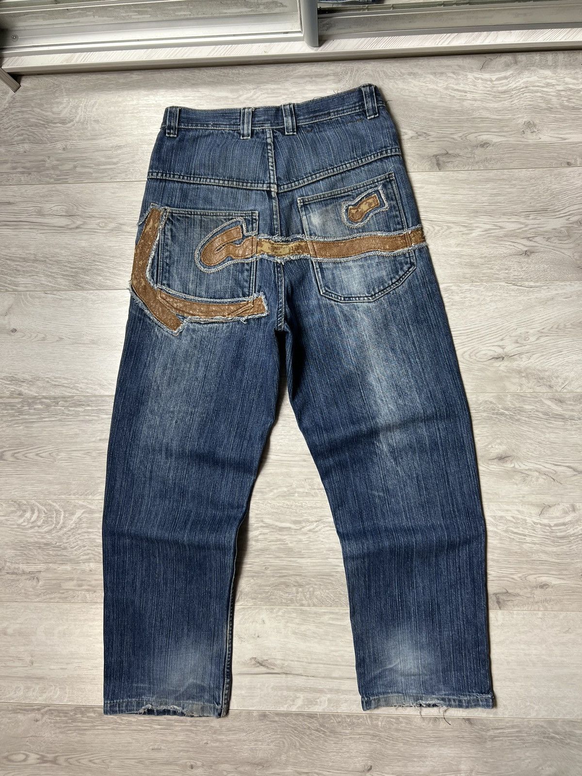 Karl Kani × Vintage Rare Vintage Karl Kani Baggy Denim Pants Big Logo Jeans Size US 30 / EU 46 - 1 Thumbnail