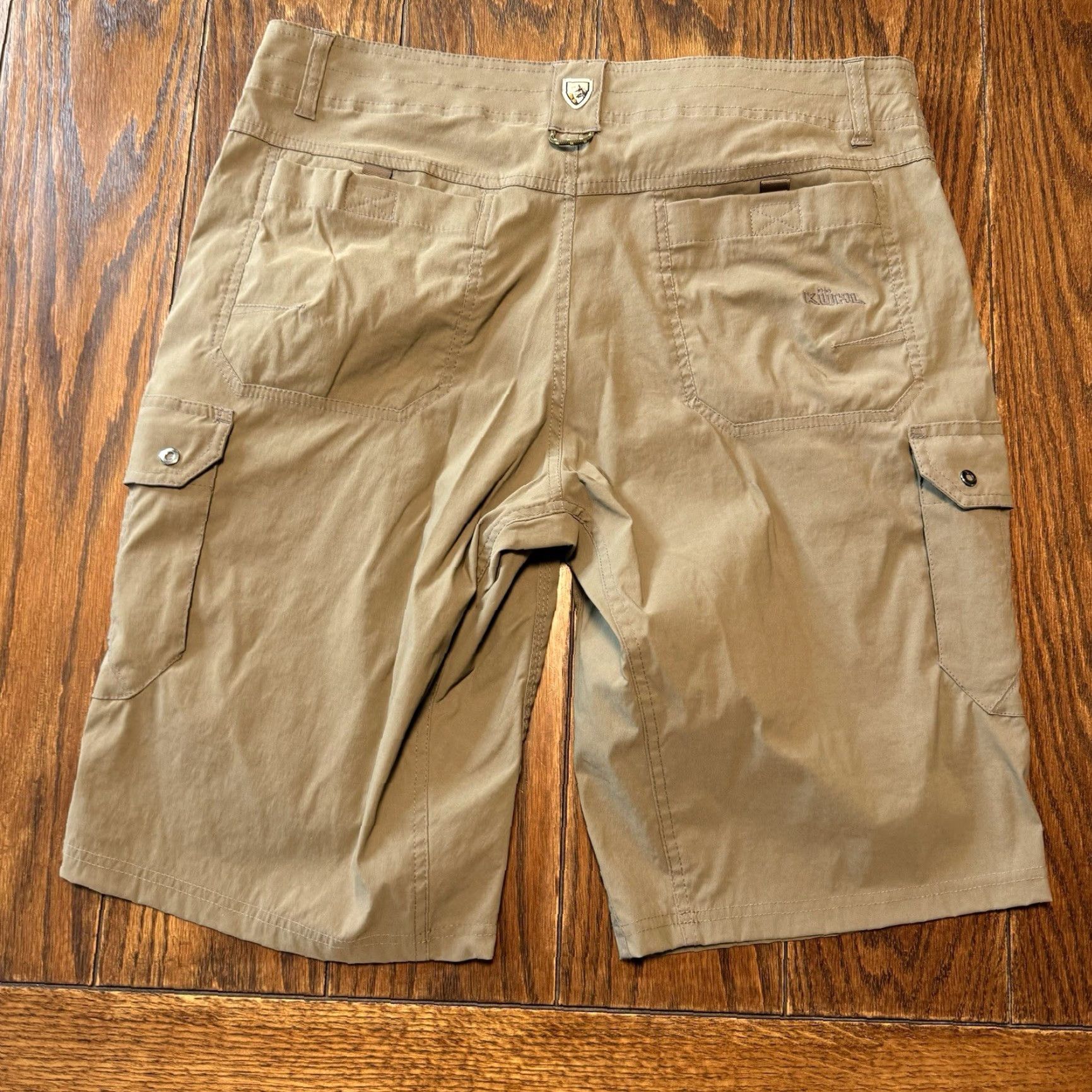 Vintage Kuhl Shorts Mens 36 Beige Hiking Cargo Outdoor Nylon Stretch 12” Inseam Size US 36 / EU 52 - 4 Thumbnail
