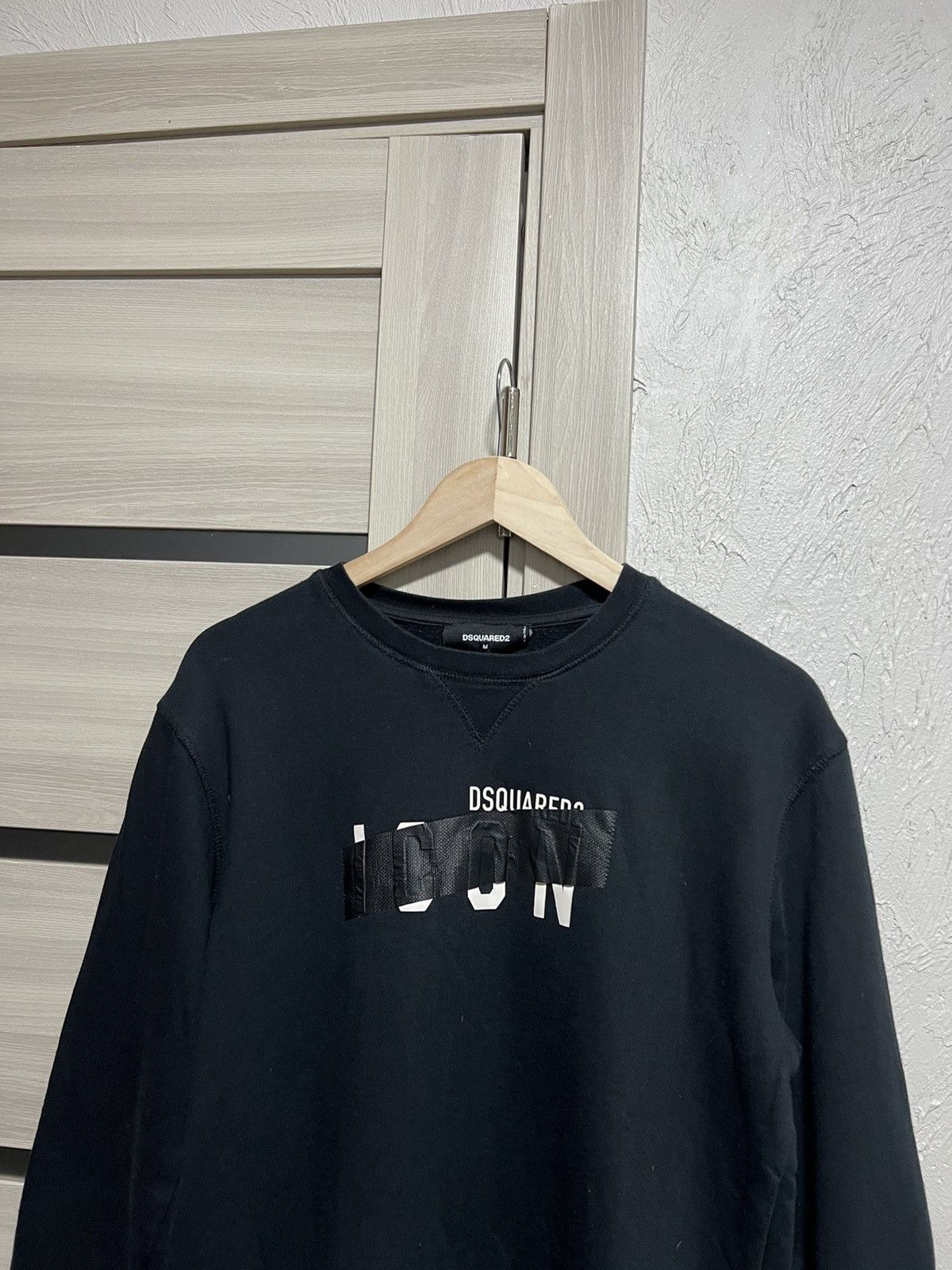 Dsquared2 Dsquared2 ICON Sweatshirt Luxury Made in Italy Black M Size Size US M / EU 48-50 / 2 - 13 Thumbnail
