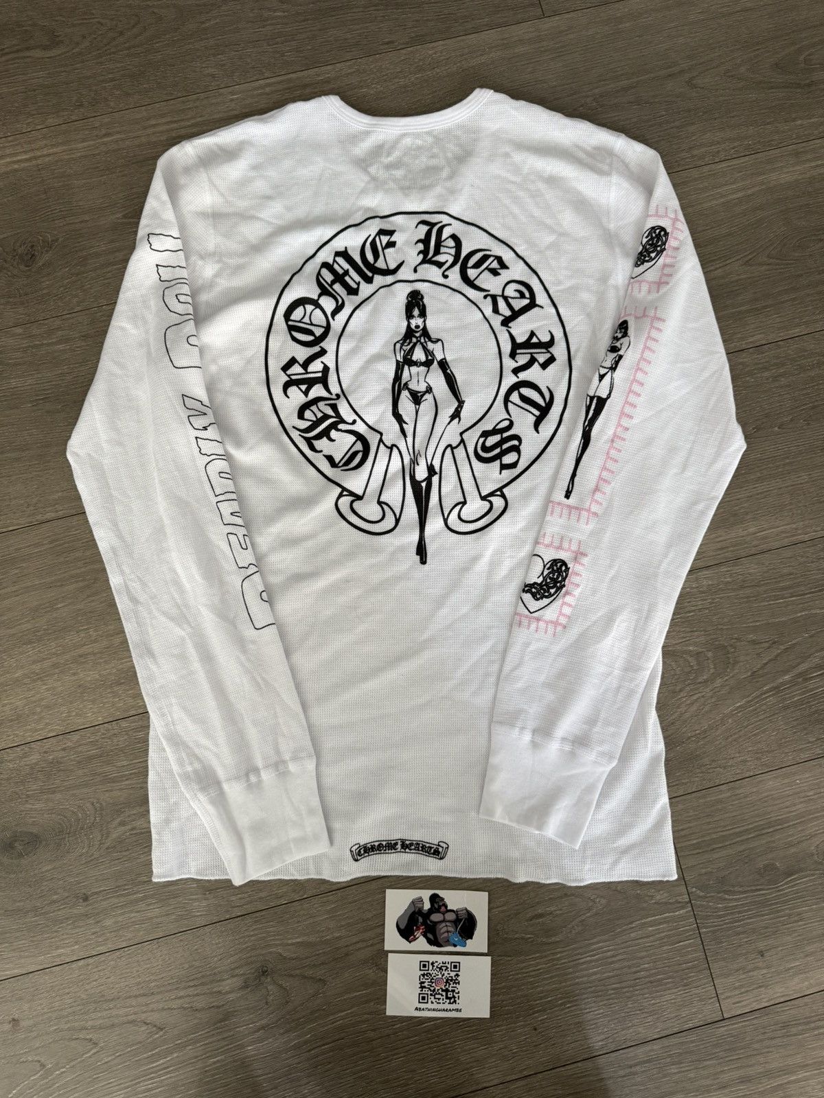 Chrome Hearts Chrome Hearts Deadly Doll Thermal White Size US XL / EU 56 / 4 - 3 Thumbnail