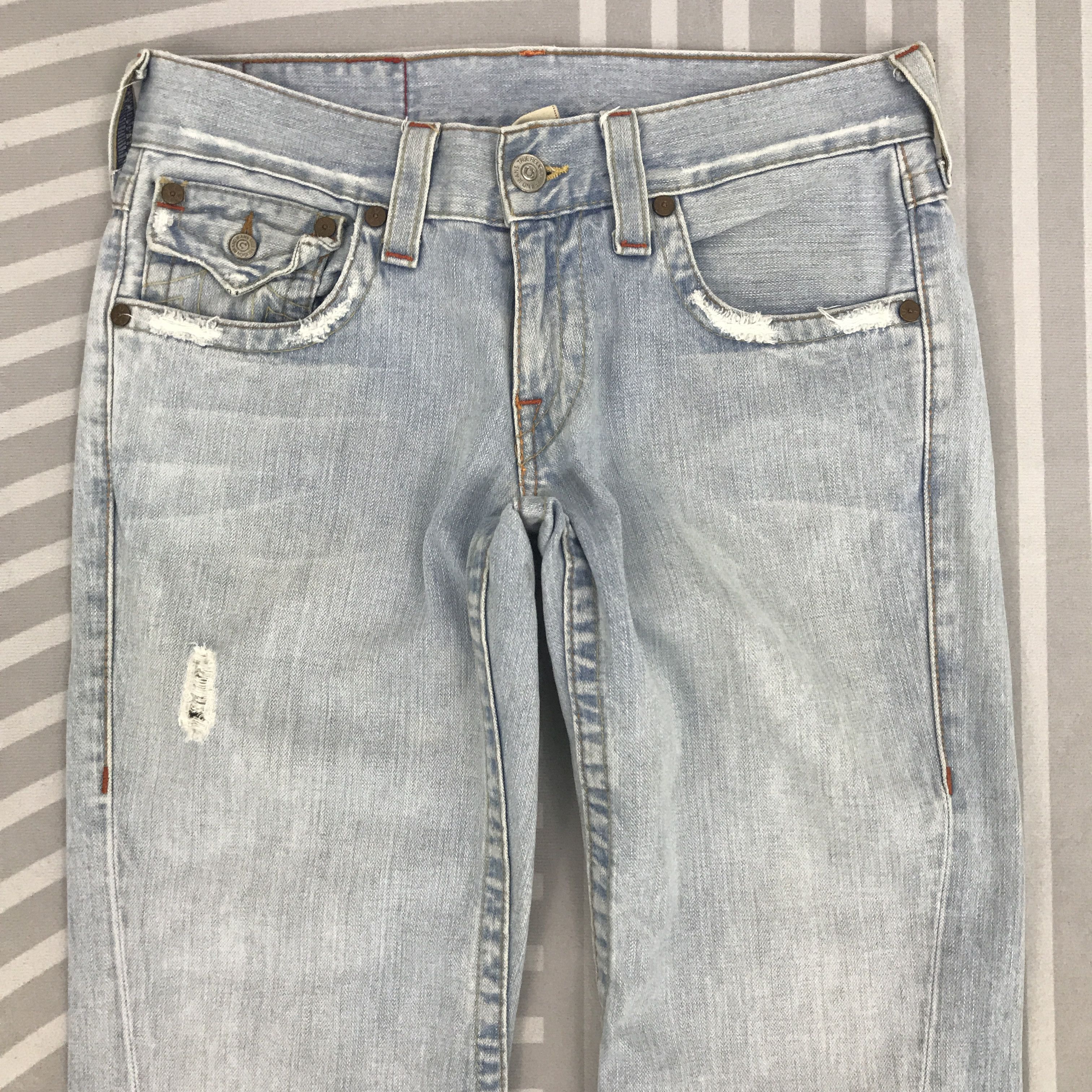 Japanese Brand × Vintage Vintage Flare True Religon Distressed Denim Size US 30 / EU 46 - 2 Thumbnail