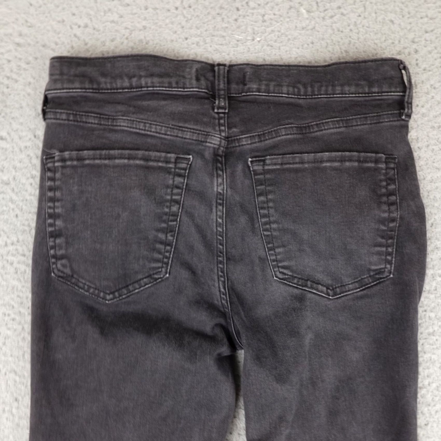 Free People Free People Jeans Womens 28 Black Distressed Straight Leg Grunge Hipster Size 28" / US 6 / IT 42 - 7 Thumbnail