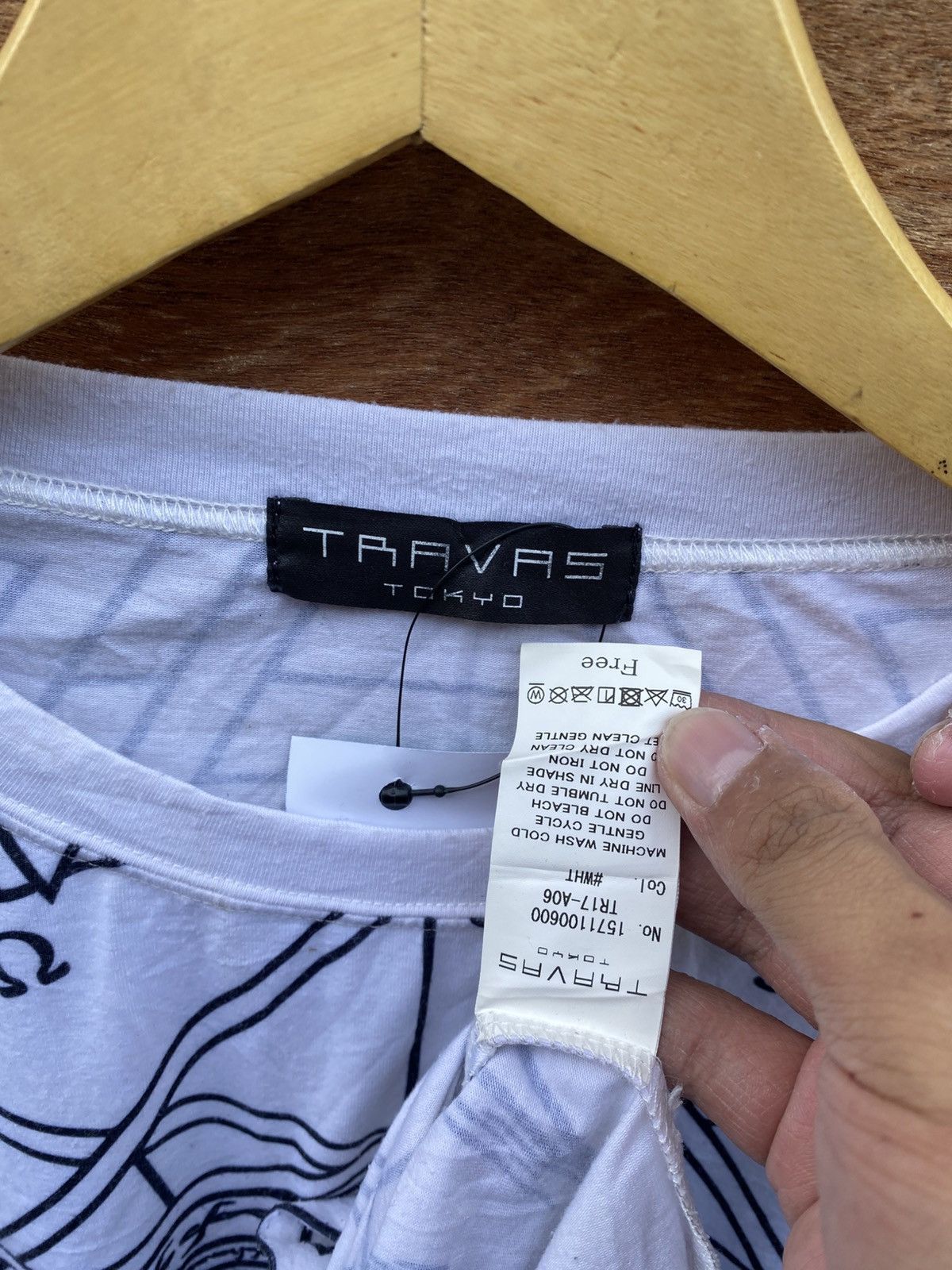 Japanese Brand Travas tokyo all over print occult tshirt Size US XL / EU 56 / 4 - 7 Thumbnail