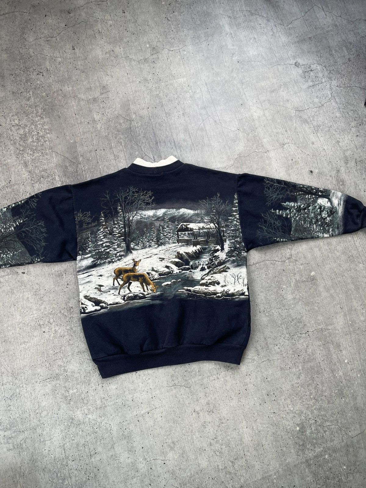 Vintage 1.4 Vintage Art Unlimited Sportswear Wolf Cardigan Size US M / EU 48-50 / 2 - 6 Thumbnail