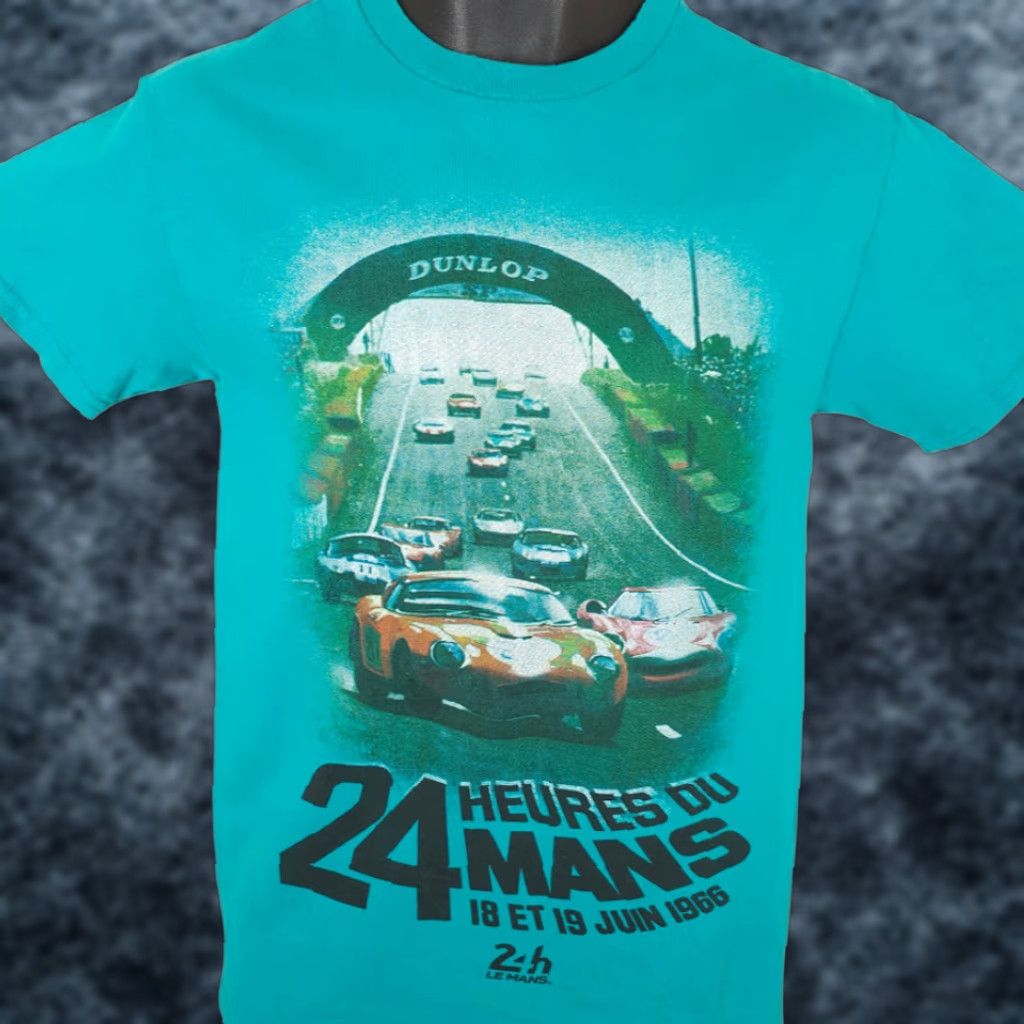 Vintage VINTAGE 24 Hours Of Le Mans Race T Shirt Mens Small Blue 1966 Racing Shirt Mens Small Blue Racing 24 Hours Of Le Mans Size US S / EU 44-46 / 1 - 1 Thumbnail