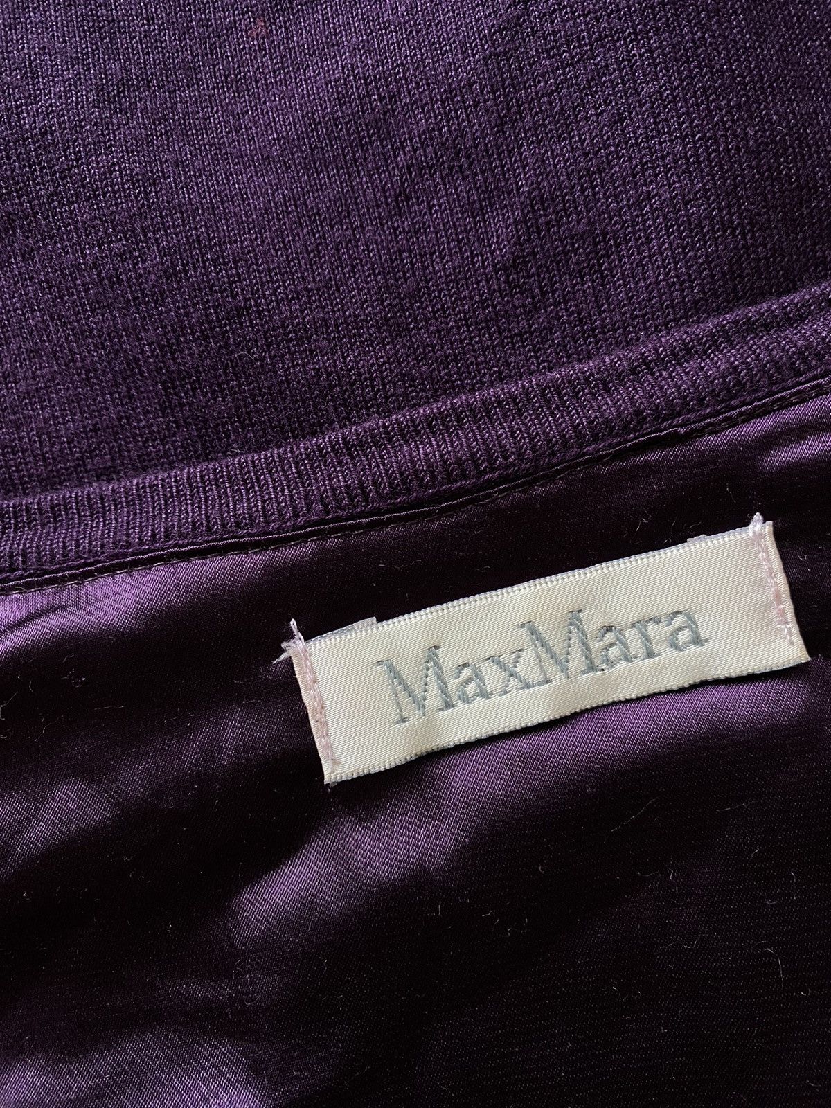Max Mara Max Mara Vintage v neck jumper sweater Size L / US 10 / IT 46 - 4 Thumbnail