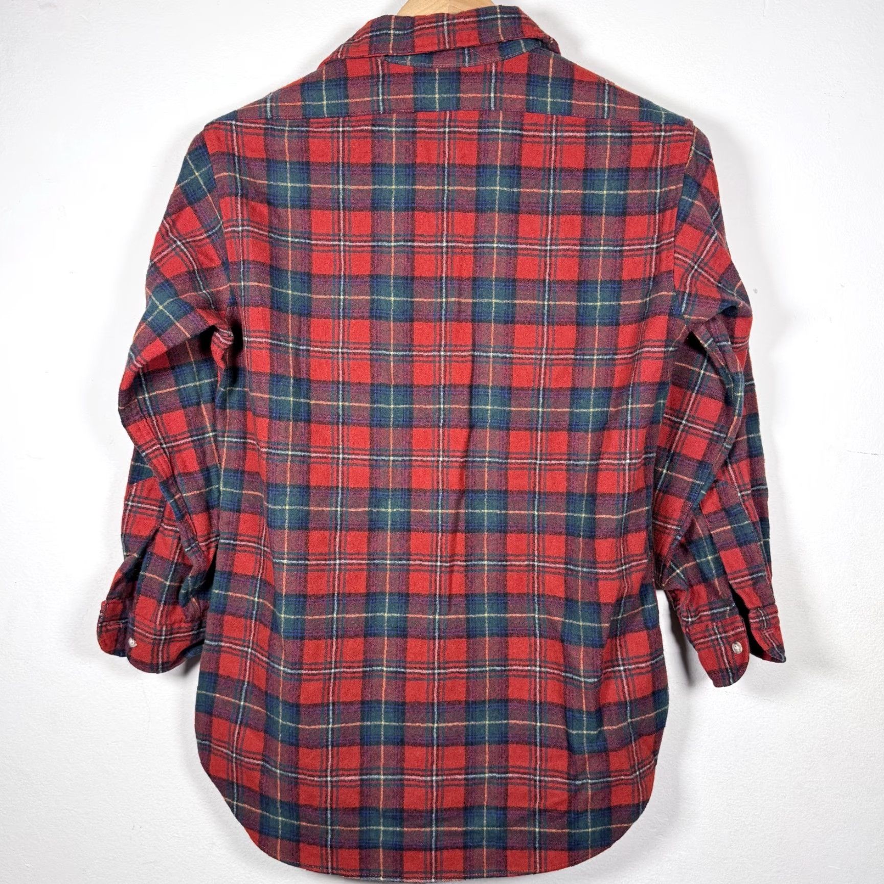 Pendleton VTG Pendleton Shirt Red/Blue Plaid Pure Virgin Wool USA Made Men's Size Medium Size US M / EU 48-50 / 2 - 7 Thumbnail