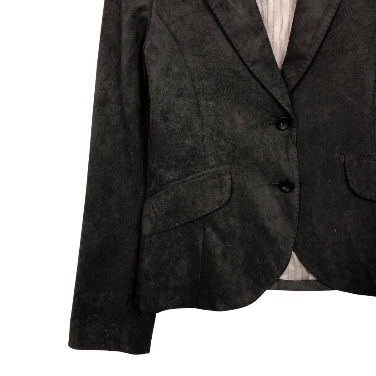 Japanese Brand 📌Vintage Cropped Biker Jacket Ined Yohji Yamamoto Size US M / EU 48-50 / 2 - 3 Thumbnail