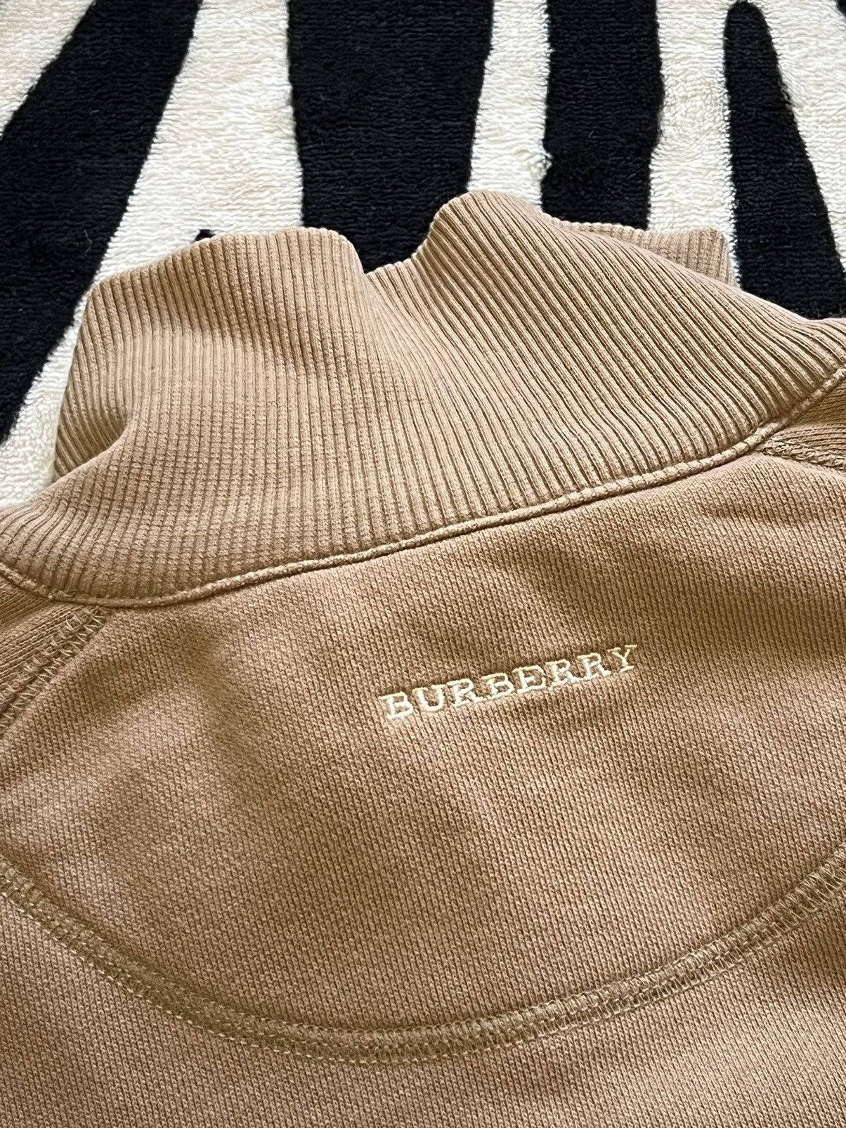 Burberry × Designer Burberry London 1/4 zip sweatshirt luxury vintage Size US M / EU 48-50 / 2 - 8 Thumbnail