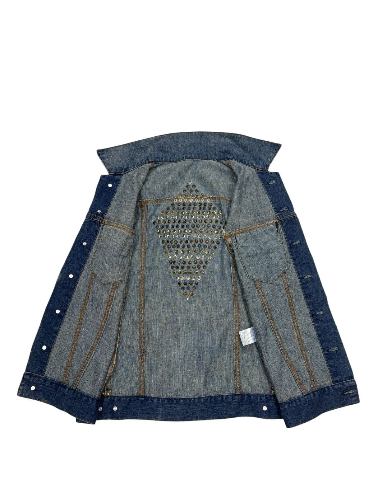Hysteric Glamour × Undercover RARE❤️‍🔥PUNK STUDDED DRWCYS DENIM VEST Size US S / EU 44-46 / 1 - 6 Thumbnail