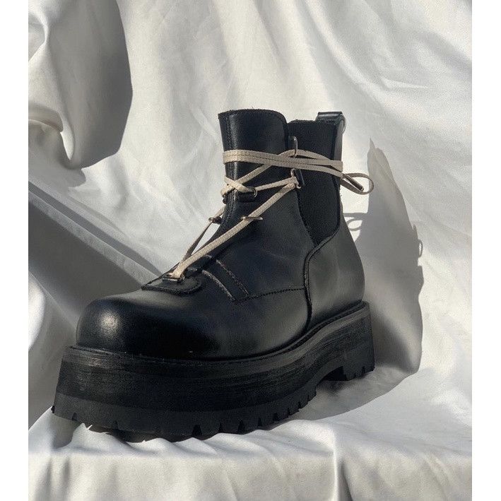 El Toro Chunky Leather Military Boots