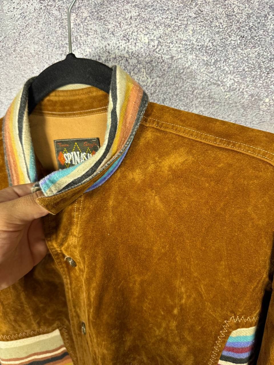 Spinash RARE SPINASH Western Flannel Cowboy Cut Aztec Shirt Size US XL / EU 56 / 4 - 8 Thumbnail