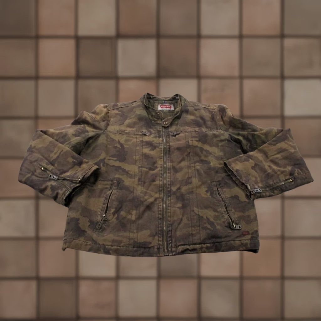 Levi's Levi's Jacket Mens S Camouflage Quilted Lined Winter Outdoor Field Coat Military Bomber Jacket Mens Size US S / EU 44-46 / 1 - 1 Thumbnail