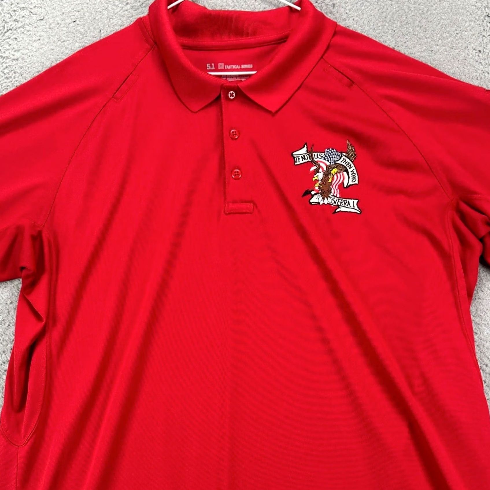 Vintage 5.11 Tactical Series Polo Shirt XL Red Mens Short Sleeve Logo Rugby Shirt Size US XL / EU 56 / 4 - 2 Thumbnail