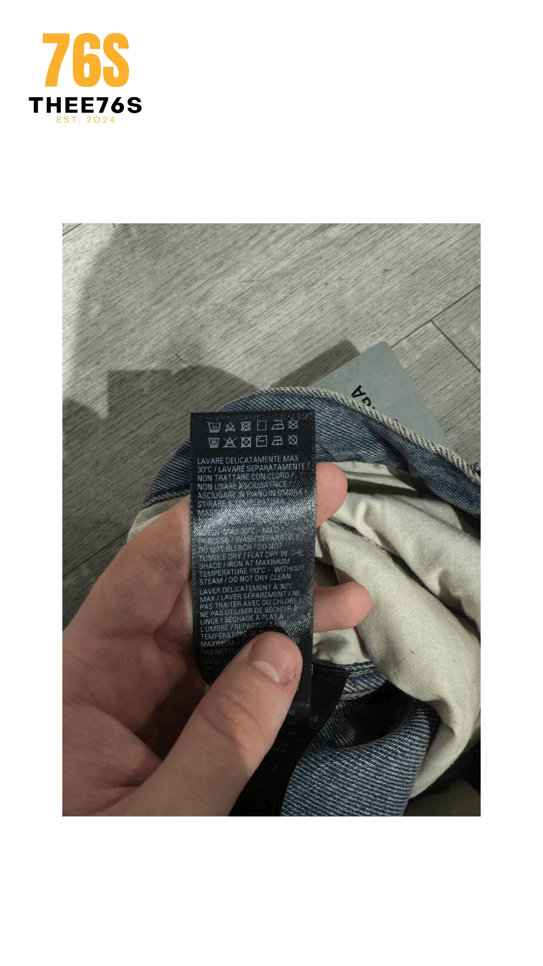 Balenciaga Balenciaga SS24 Inside out baggy jeans in Blue Size US 30 / EU 46 - 9 Thumbnail