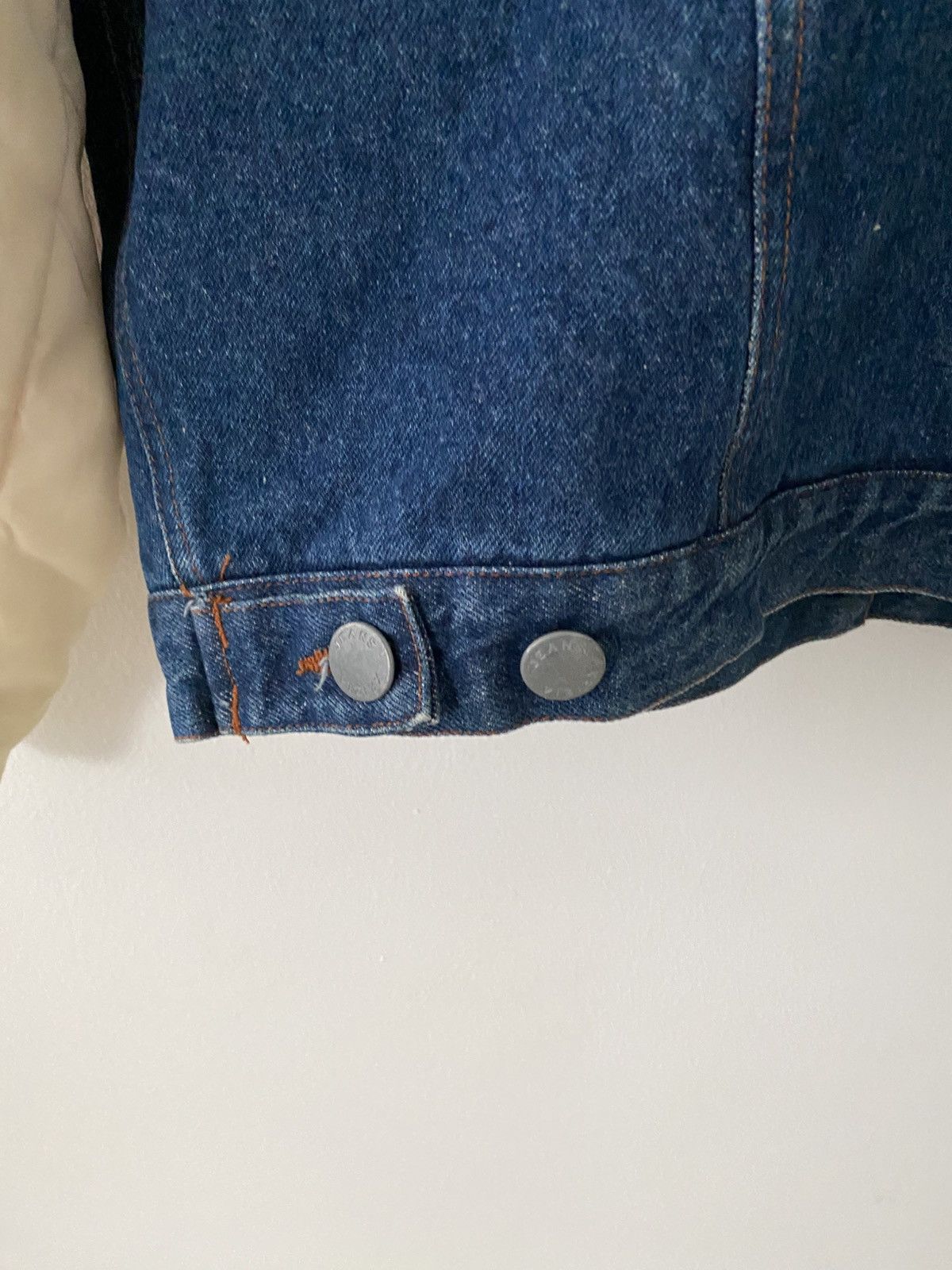 Hysteric Glamour KRIZIA JEANS BIG LOGO MYSTERY AND ADVENTURE DENIM JACKET Size US L / EU 52-54 / 3 - 13 Thumbnail
