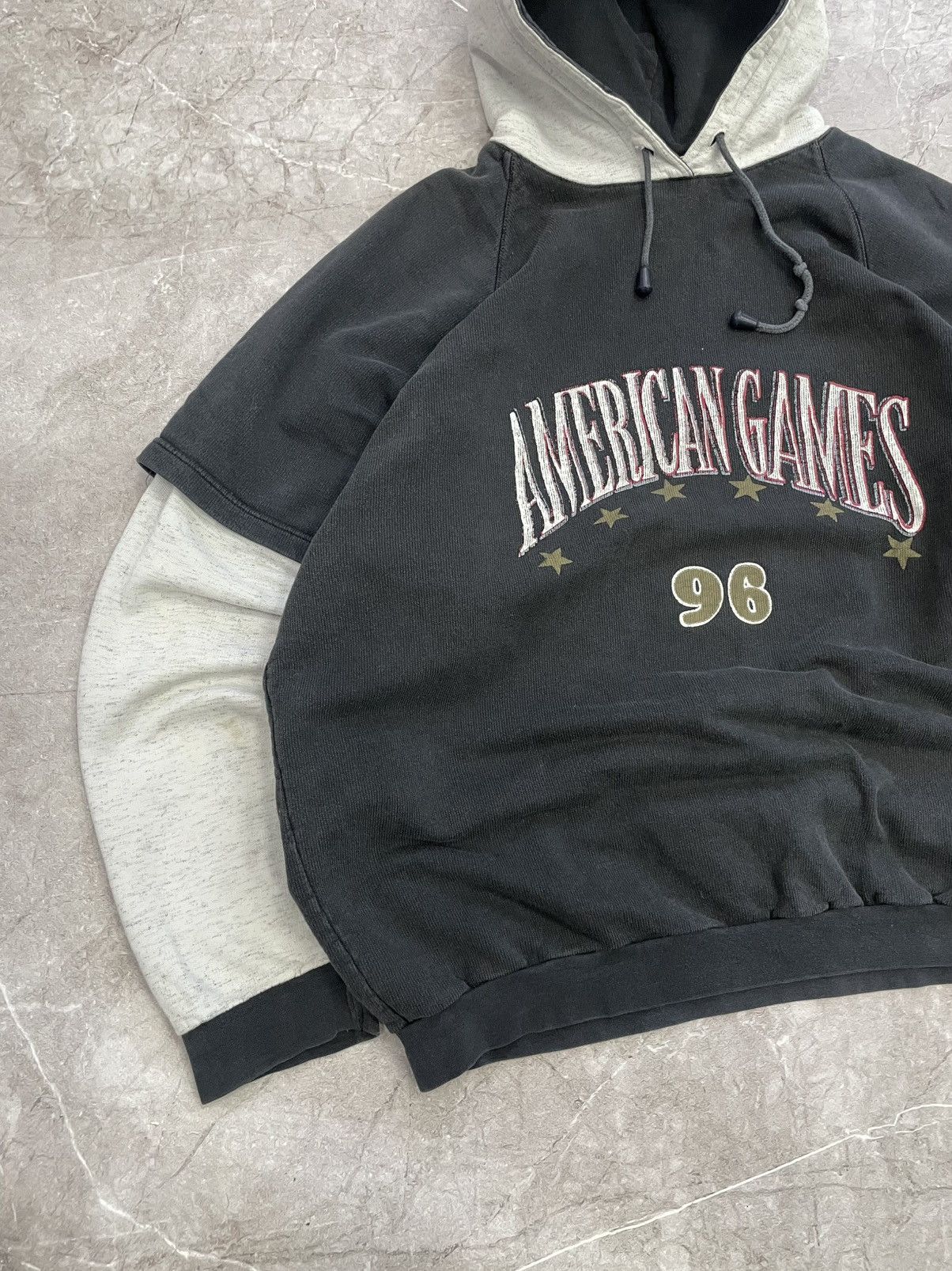 Vintage VINTAGE Y2K BOXY RETRO HOODIE AMERICAN GAMES 90s STREETWEAR Size US L / EU 52-54 / 3 - 2 Thumbnail