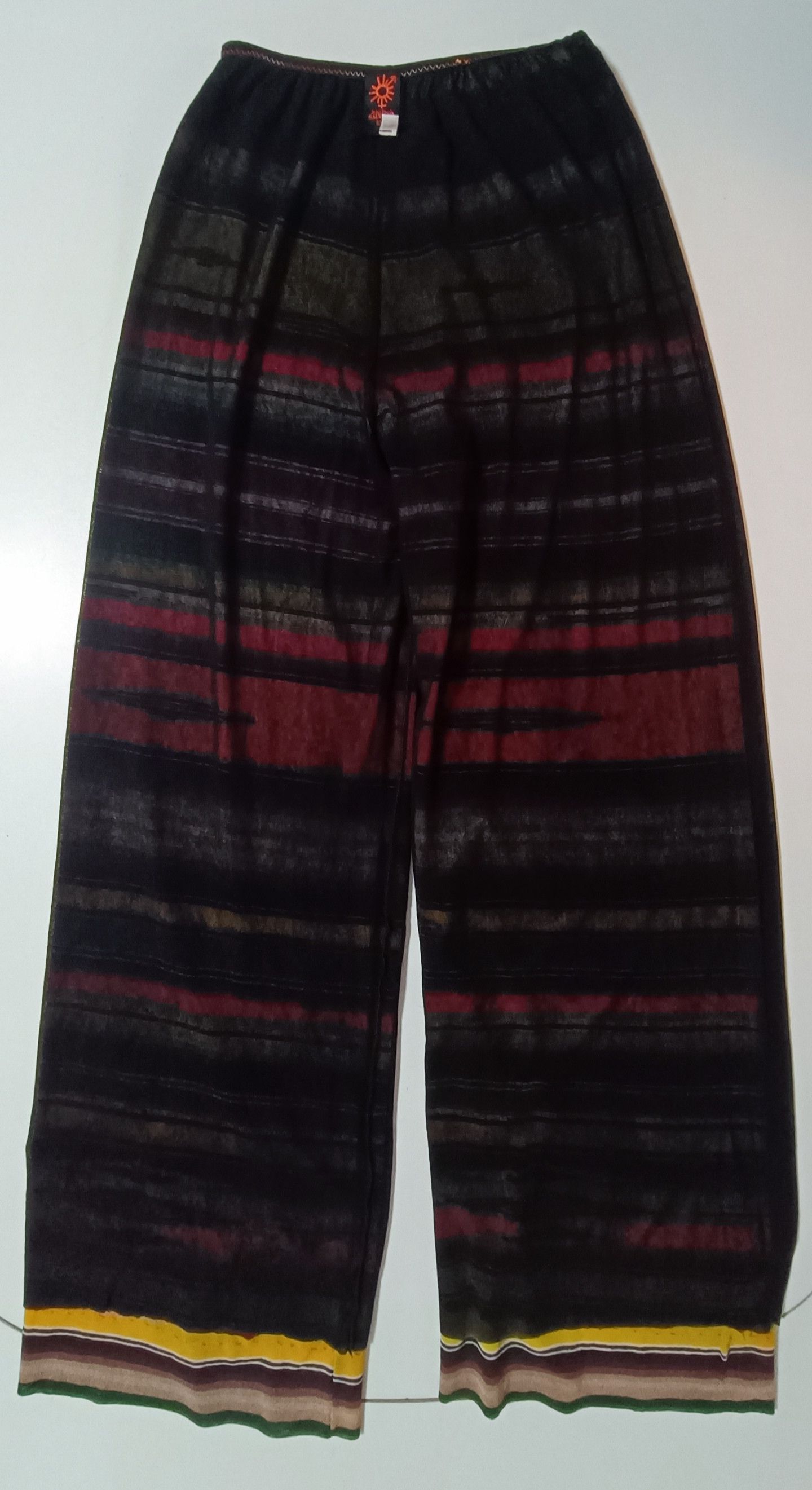 Jean Paul Gaultier SS2005 - Multicolor stripes double layer - mesh nylon Pants Size 25" / US 0 / IT 36 - 19 Thumbnail
