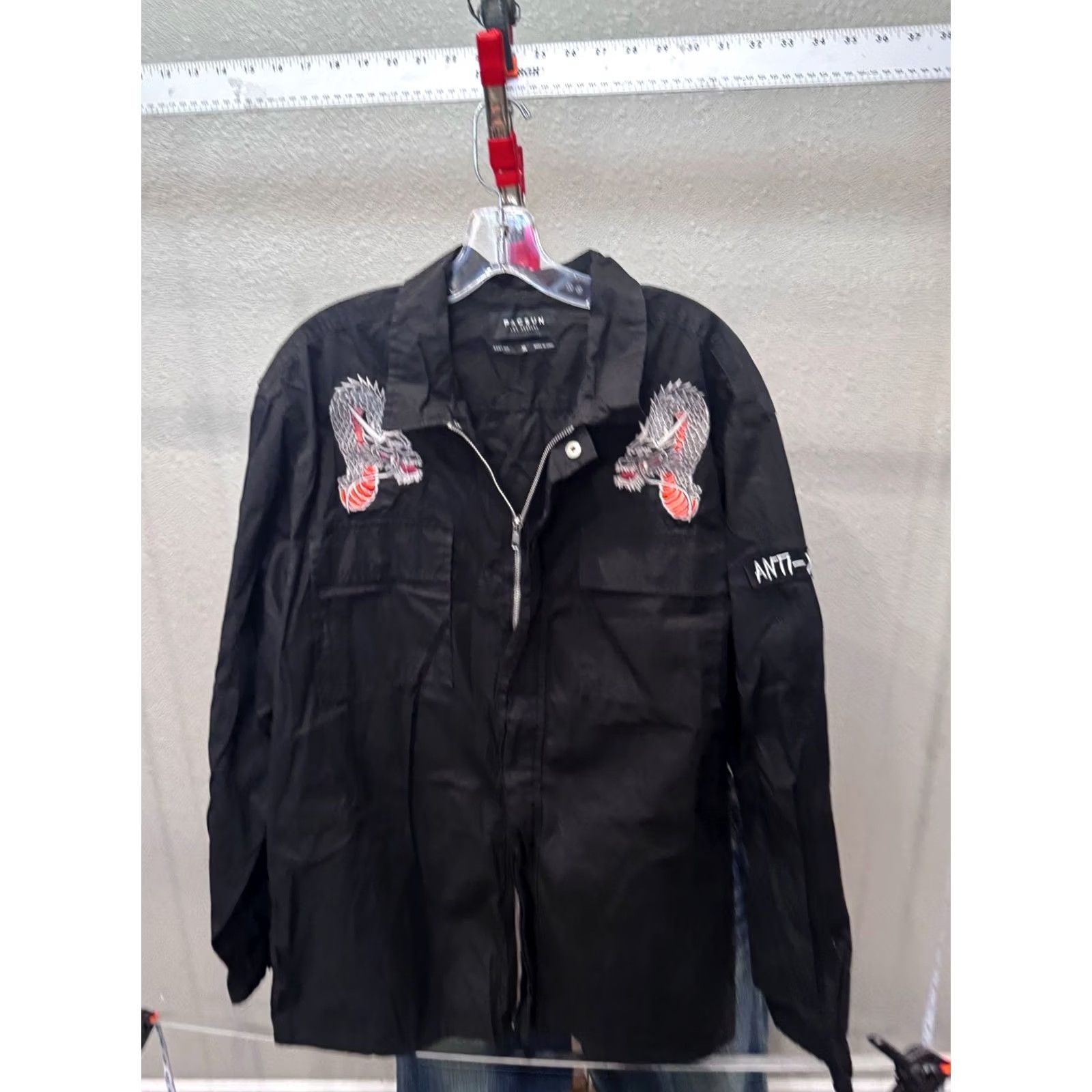 Pacsun Pacsun Anti You Dragon Zip Jacket XL Extra Large Mens zip jacket multicolor dragon zip jacket XL Extra Large Size US XL / EU 56 / 4 - 2 Thumbnail