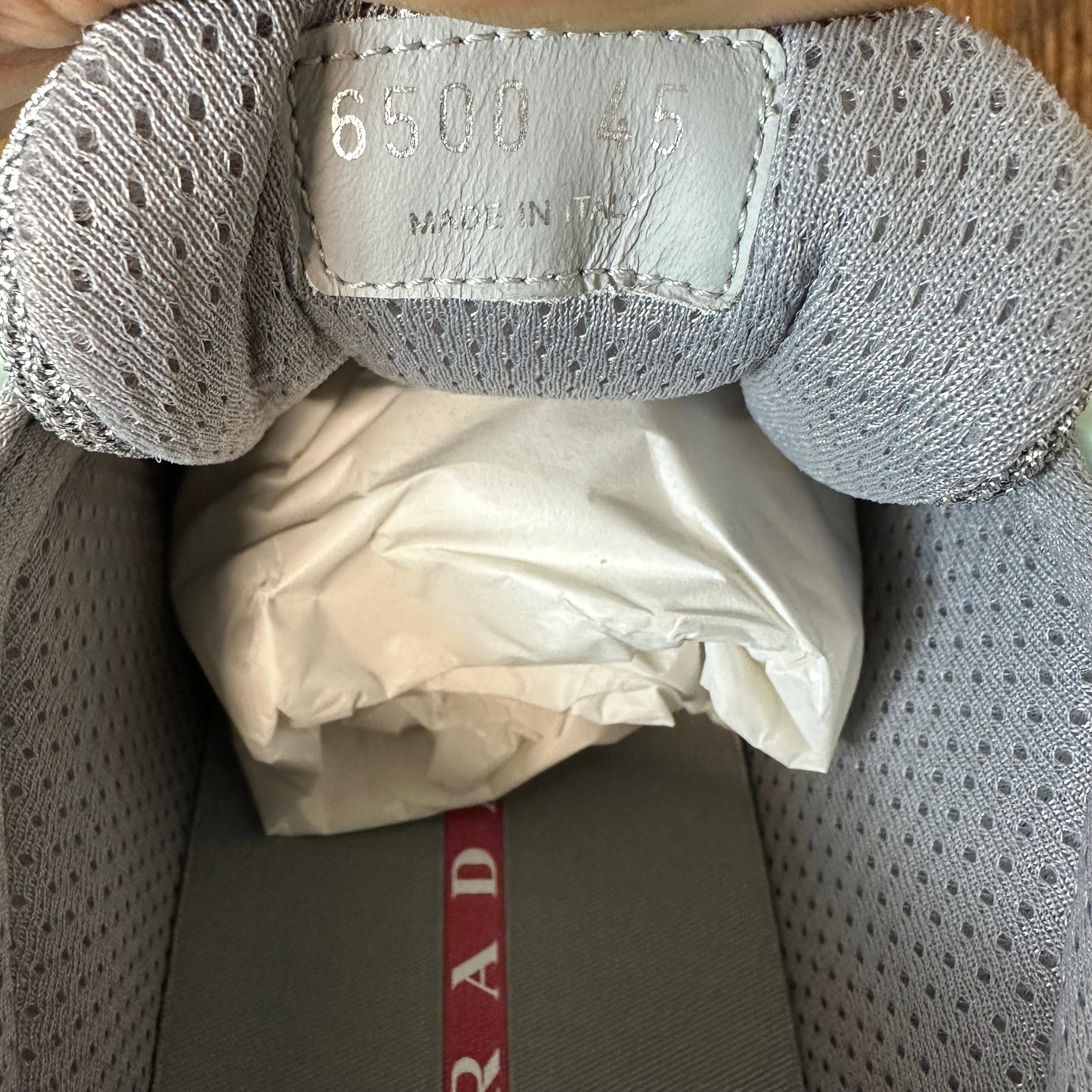 Prada Prada Americas Cup Mint Green Rubber Sneaker Sz 12 (45) DS Size US 12 / EU 45 - 7 Thumbnail