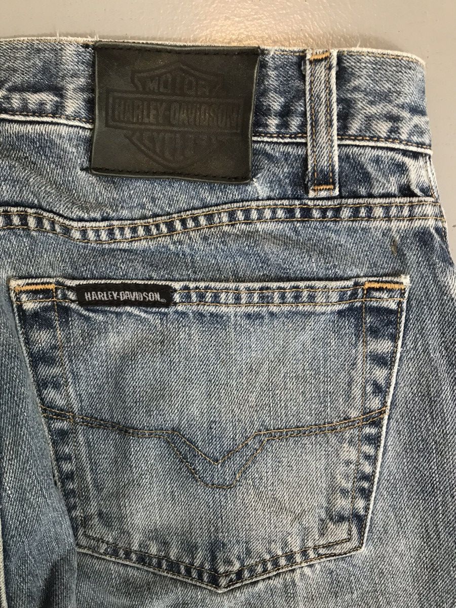 Harley Davidson × Vintage Vintage Harley Davidson straight fit denim Size US 34 / EU 50 - 10 Thumbnail