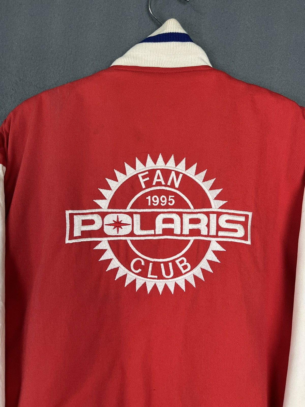 Vintage 1995 Polaris Fan Club Vintage Varsity Jacket Letterman Red Size US S / EU 44-46 / 1 - 6 Thumbnail