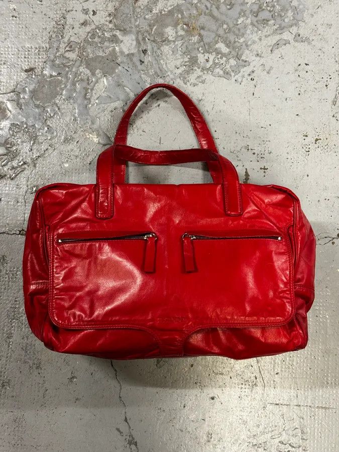 Jil Sander Jil Sander Red Tactical Multi-Pocket Handle Bag Size ONE SIZE - 2 Thumbnail