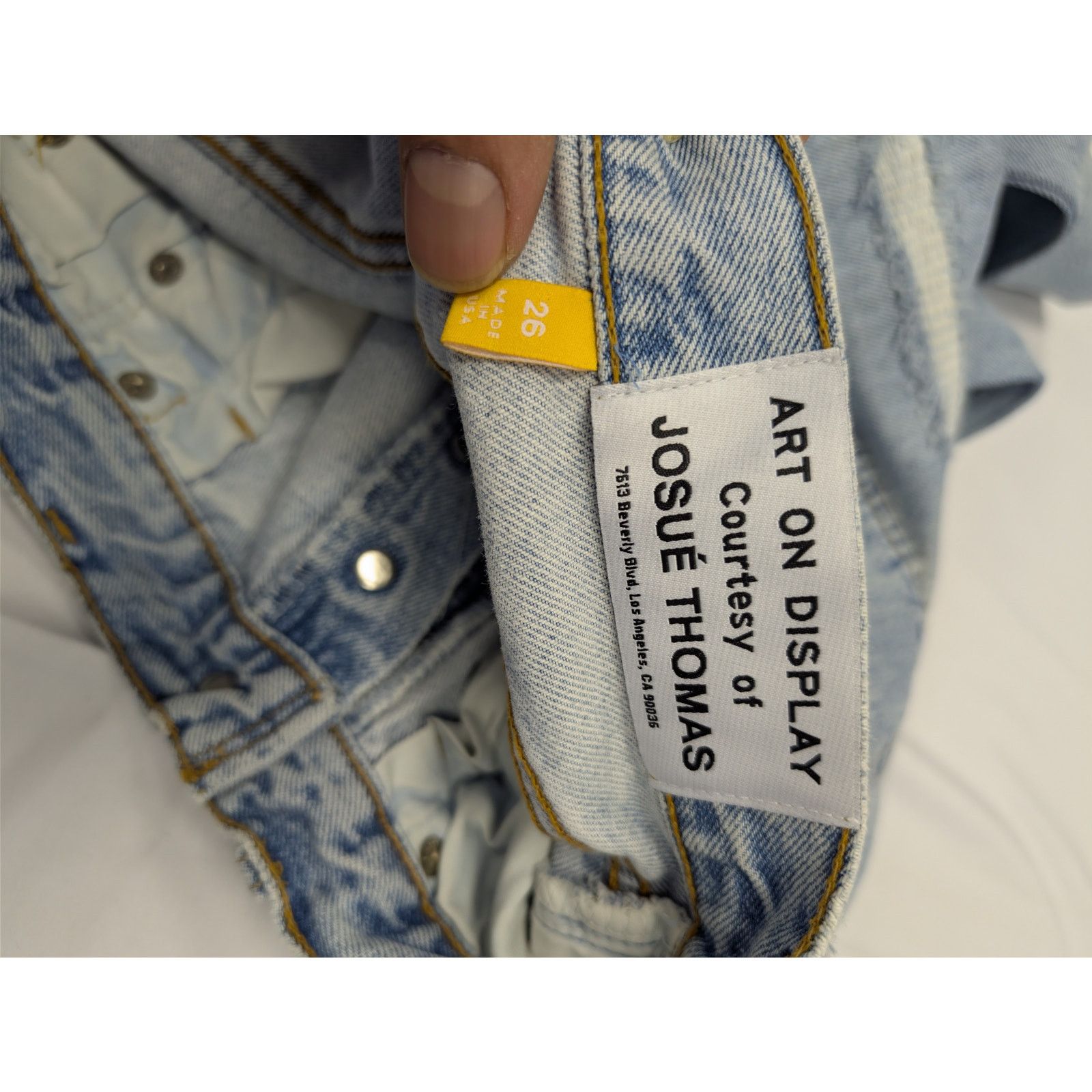 Gallery Dept. o1rshd1 5001 Denim Jeans in Indigo Blue Size US 26 / EU 42 - 17 Thumbnail